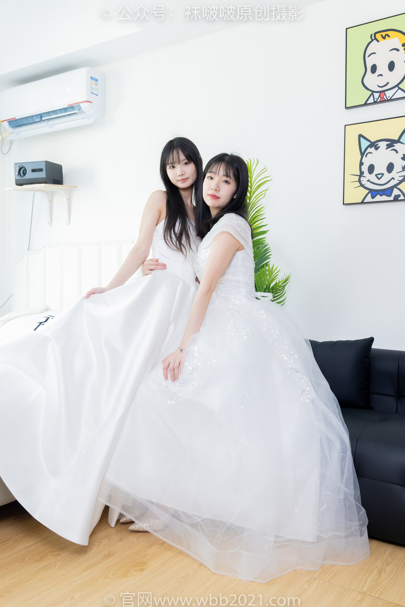 图片[23]-[BoBoSocks袜啵啵]NO.510 小甜豆&甜甜圈-两双高跟鞋、薄肉丝、薄白丝、婚纱主题、互相帮对方腿脚涂抹[96P] – 速更版-美库