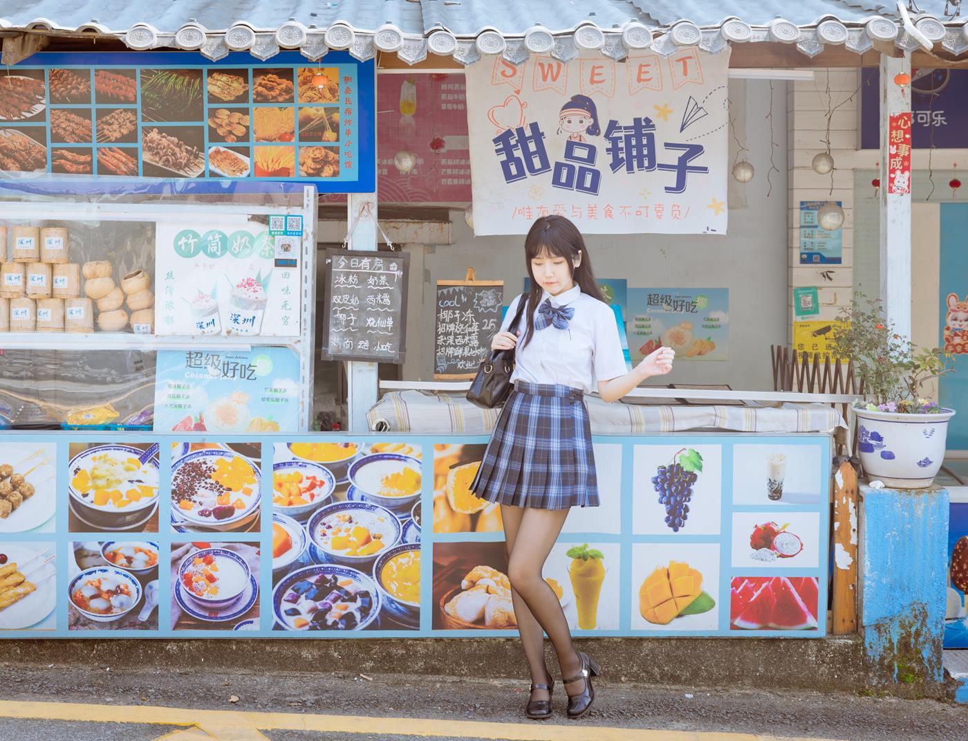 图片[18]-不呆猫  – 泳衣JK学妹[48P] – 速更版-美库