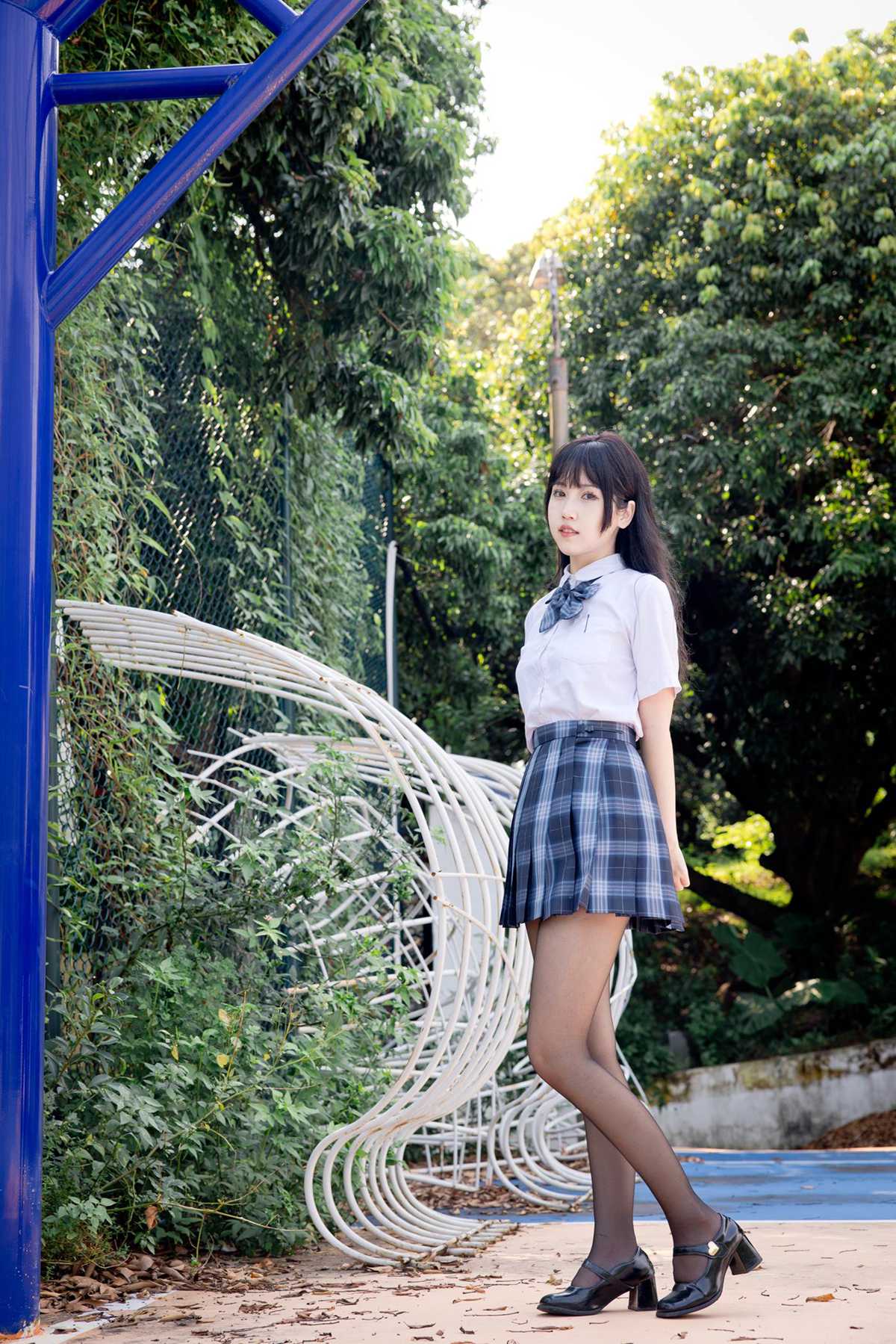 图片[25]-不呆猫  – 泳衣JK学妹[48P] – 速更版-美库