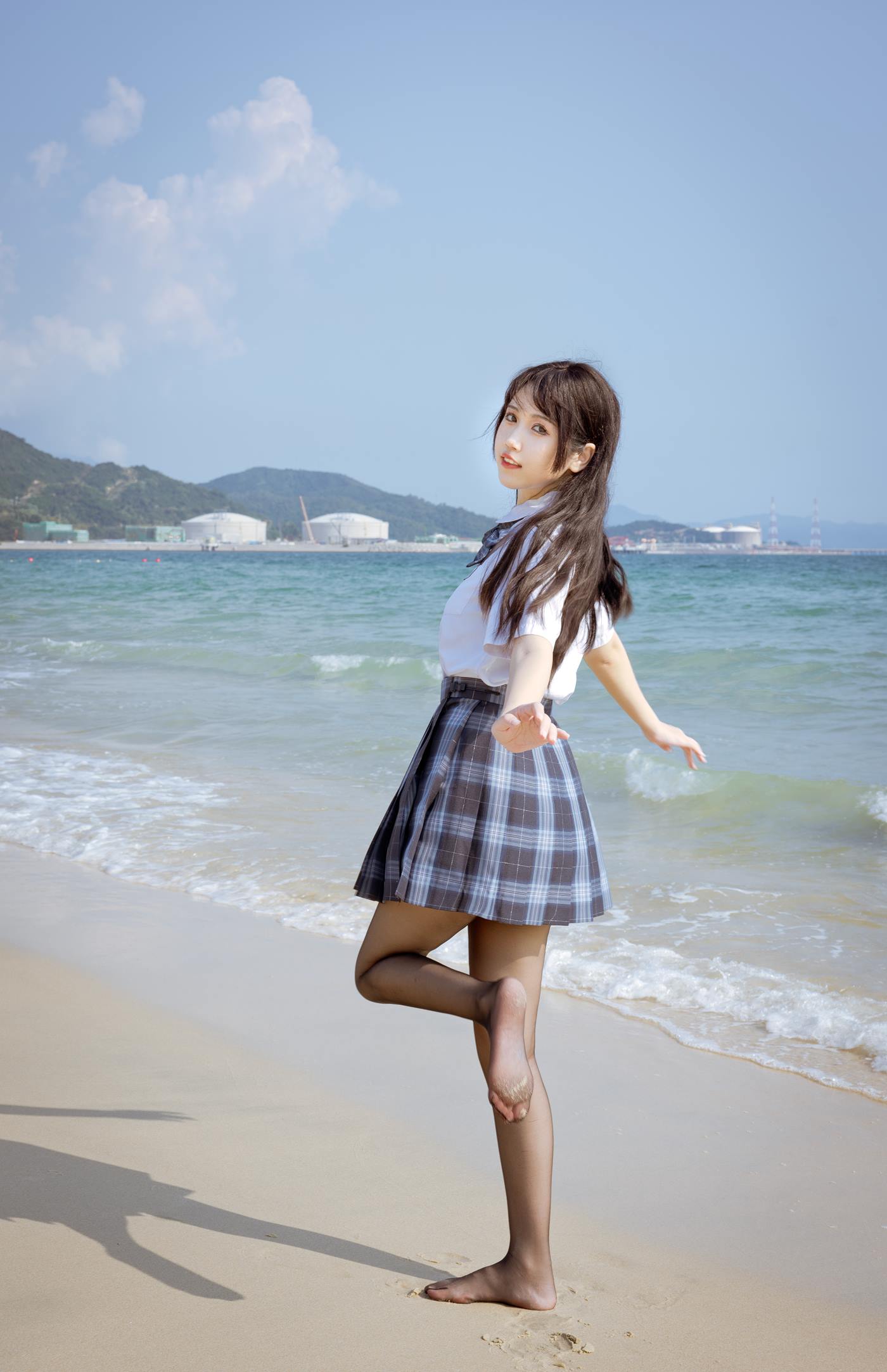 图片[36]-不呆猫  – 泳衣JK学妹[48P] – 速更版-美库