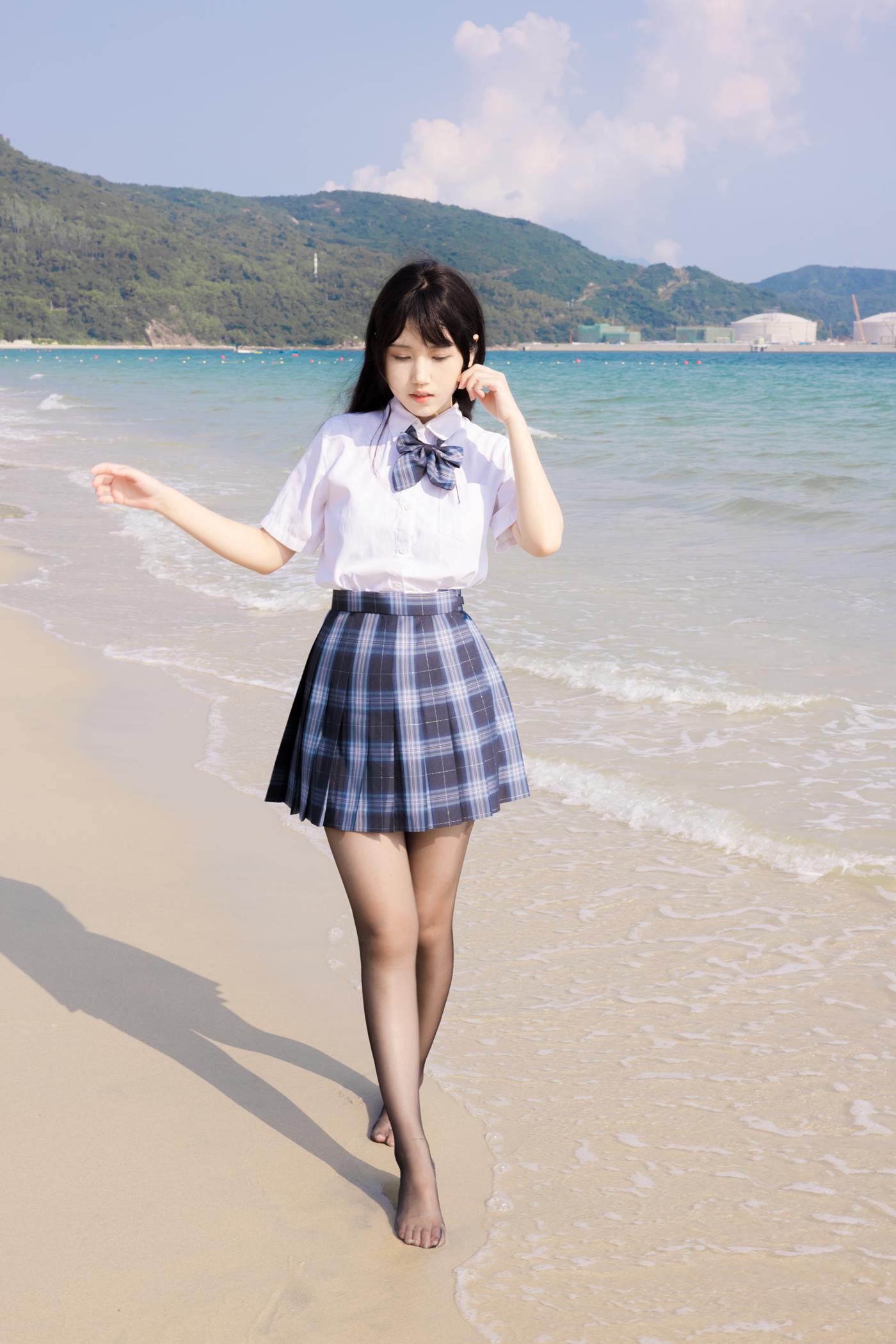 图片[37]-不呆猫  – 泳衣JK学妹[48P] – 速更版-美库