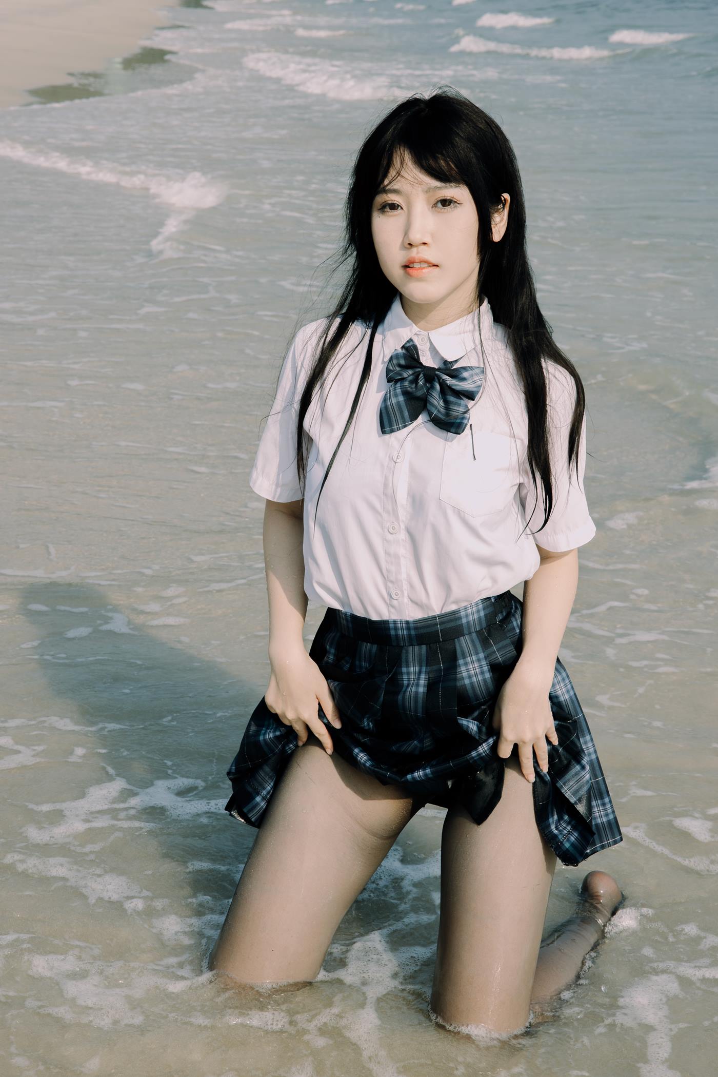 图片[39]-不呆猫  – 泳衣JK学妹[48P] – 速更版-美库