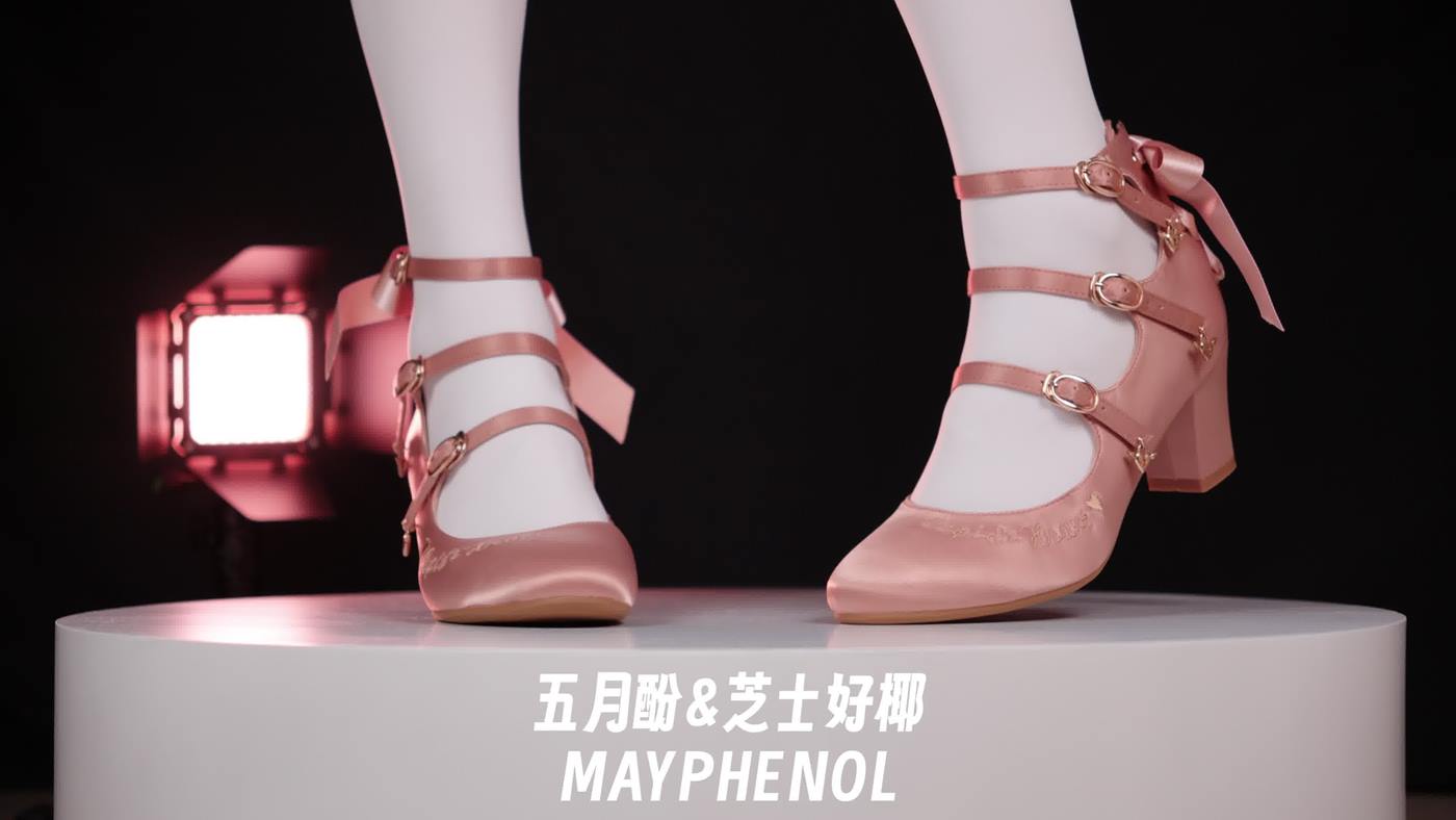 图片[12]-芝士好椰  – 粉色马卡龙 奇迹岛丘比特之心缎面粉色[20P] – 速更版-美库