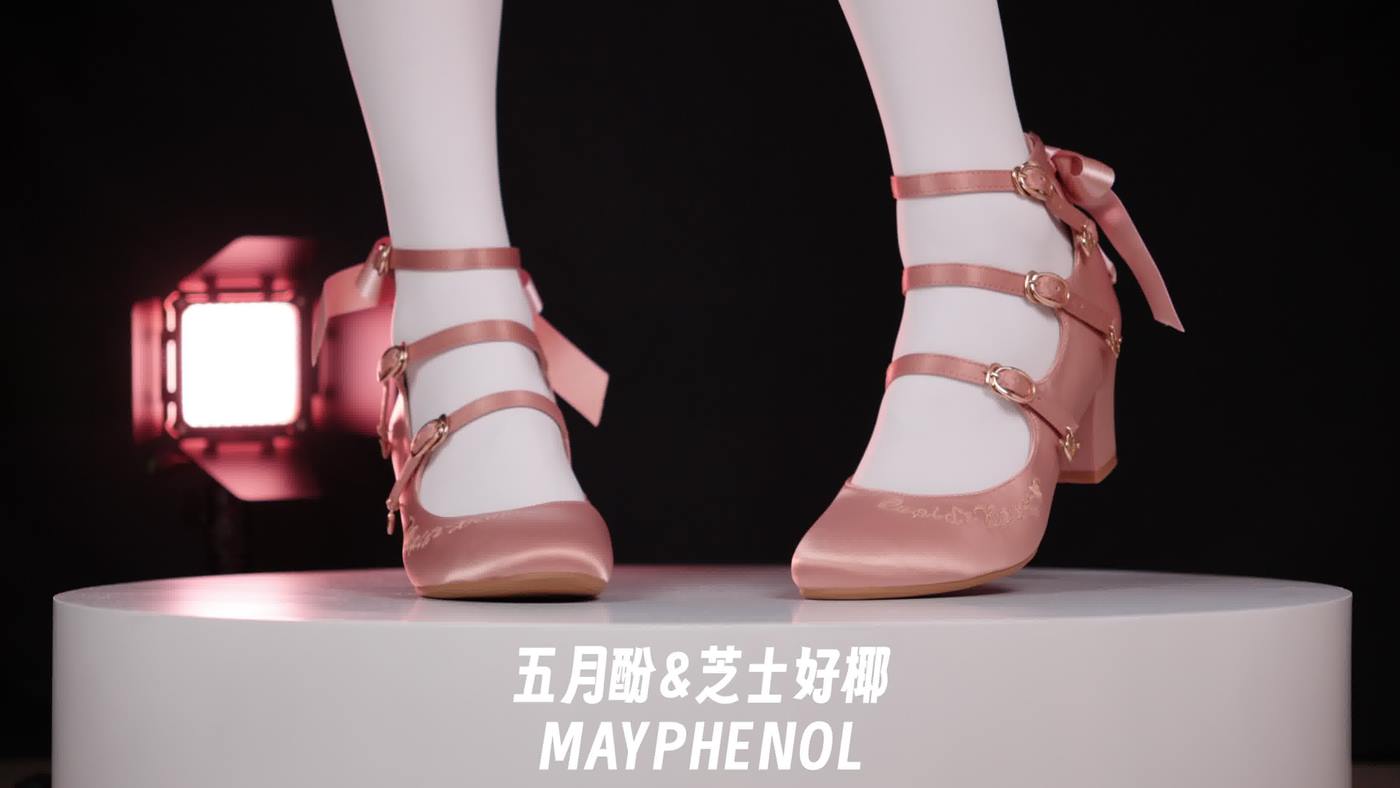 图片[13]-芝士好椰  – 粉色马卡龙 奇迹岛丘比特之心缎面粉色[20P] – 速更版-美库