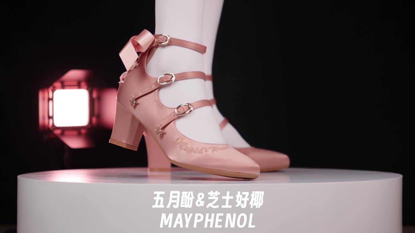 图片[15]-芝士好椰  – 粉色马卡龙 奇迹岛丘比特之心缎面粉色[20P] – 速更版-美库