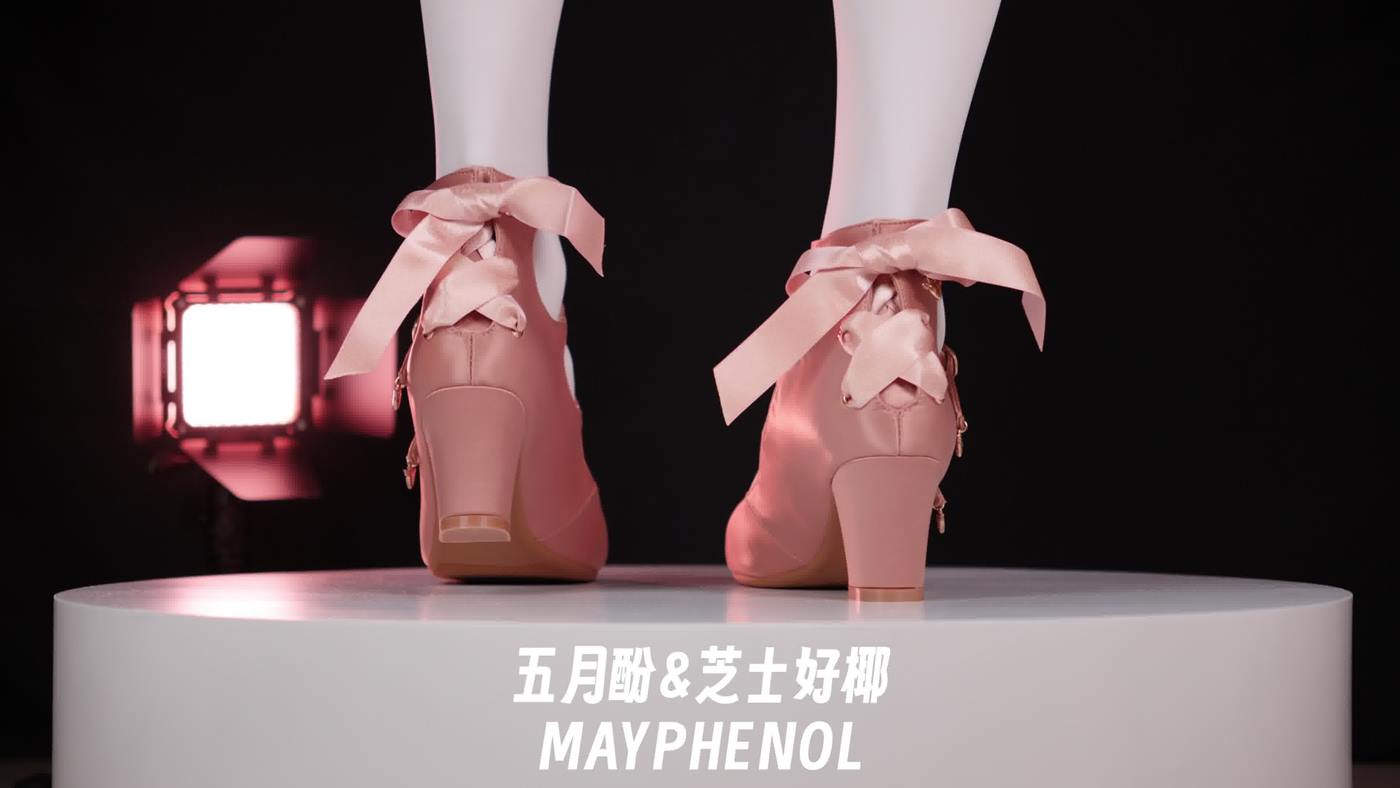 图片[17]-芝士好椰  – 粉色马卡龙 奇迹岛丘比特之心缎面粉色[20P] – 速更版-美库