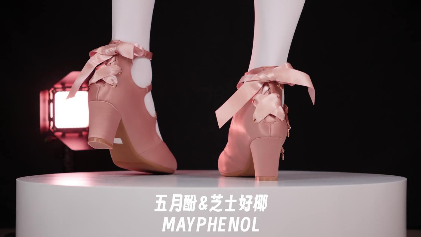 图片[18]-芝士好椰  – 粉色马卡龙 奇迹岛丘比特之心缎面粉色[20P] – 速更版-美库