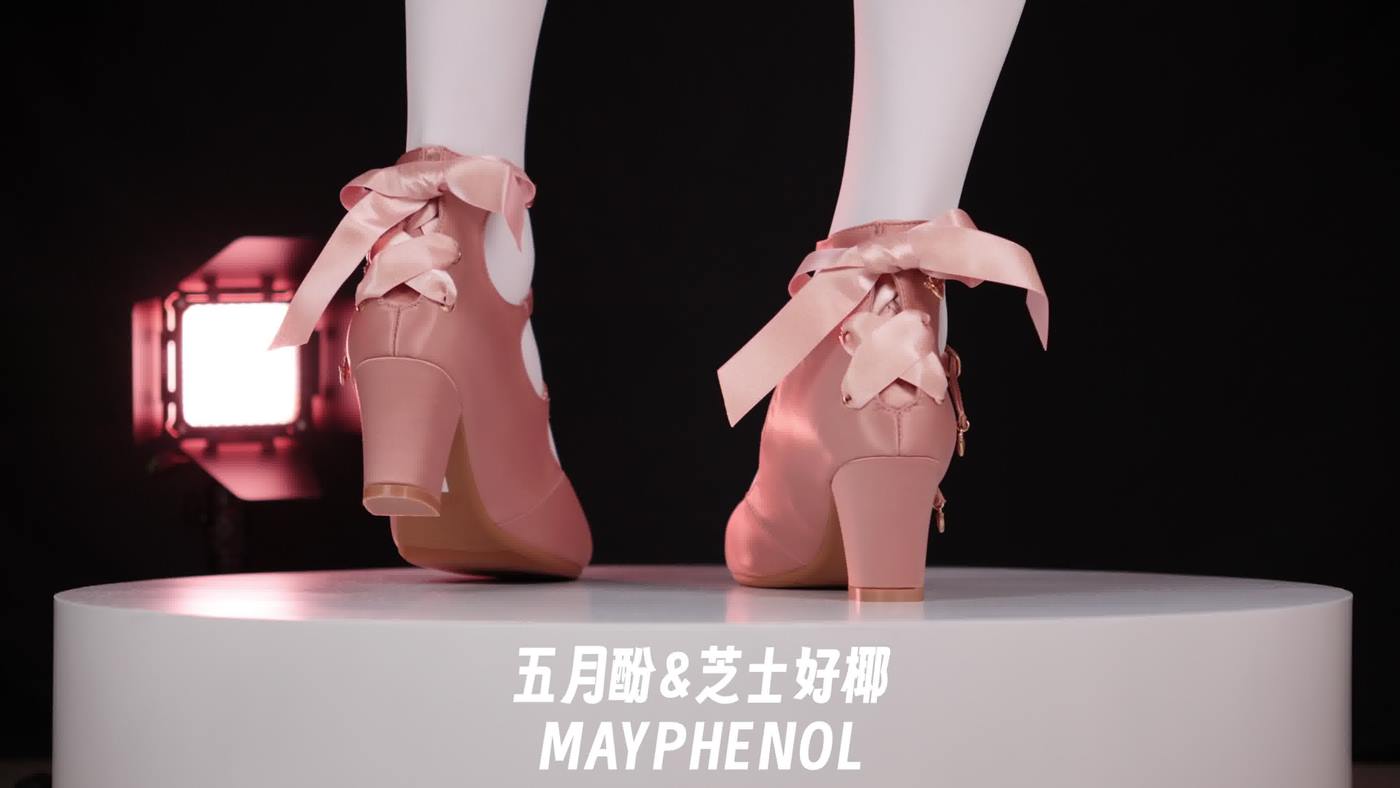 图片[19]-芝士好椰  – 粉色马卡龙 奇迹岛丘比特之心缎面粉色[20P] – 速更版-美库