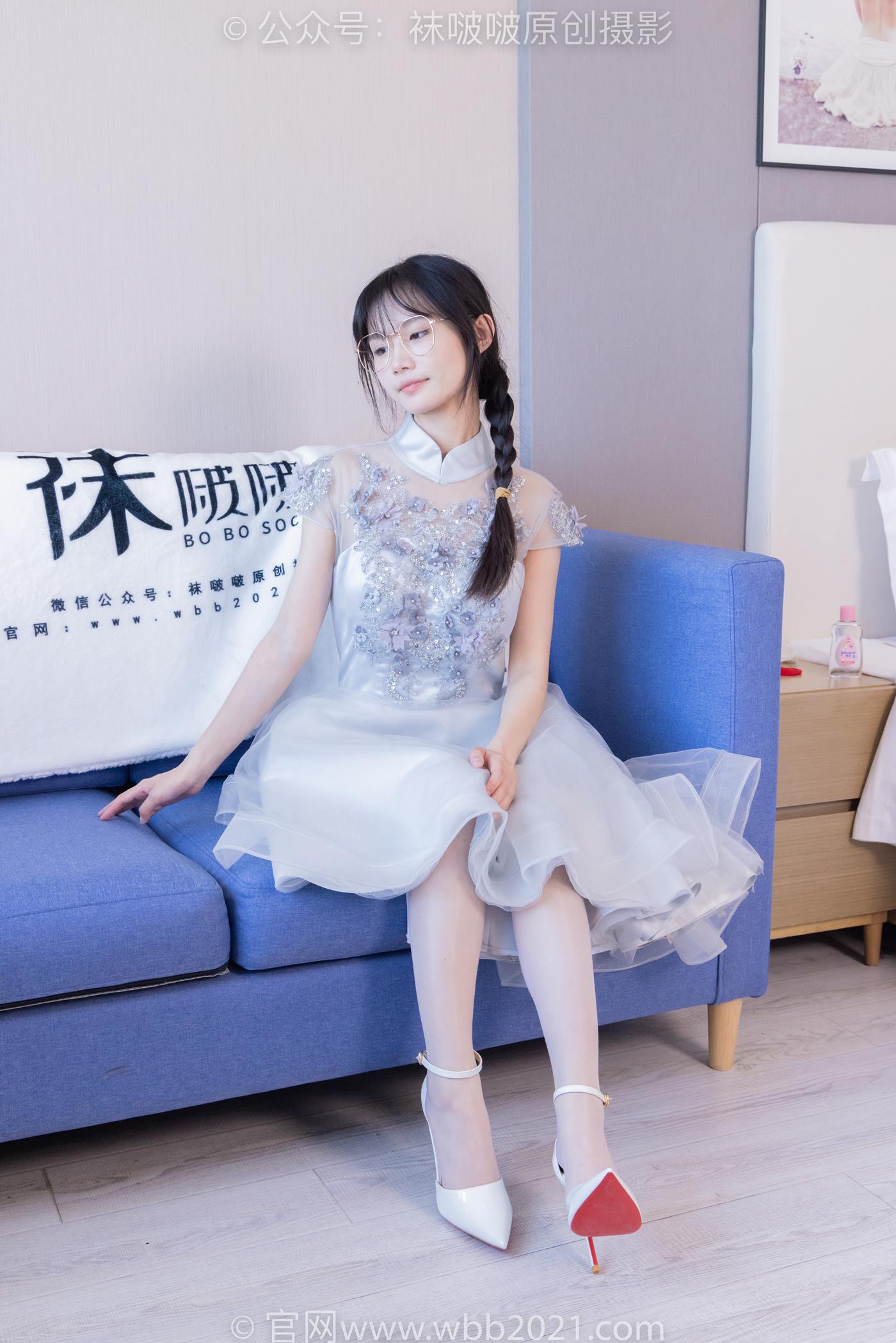 图片[16]-[BoBoSocks袜啵啵]NO.512 甜甜圈-高跟鞋、油亮薄白丝、袜踩奶油蛋糕剧情[143P] – 速更版-美库