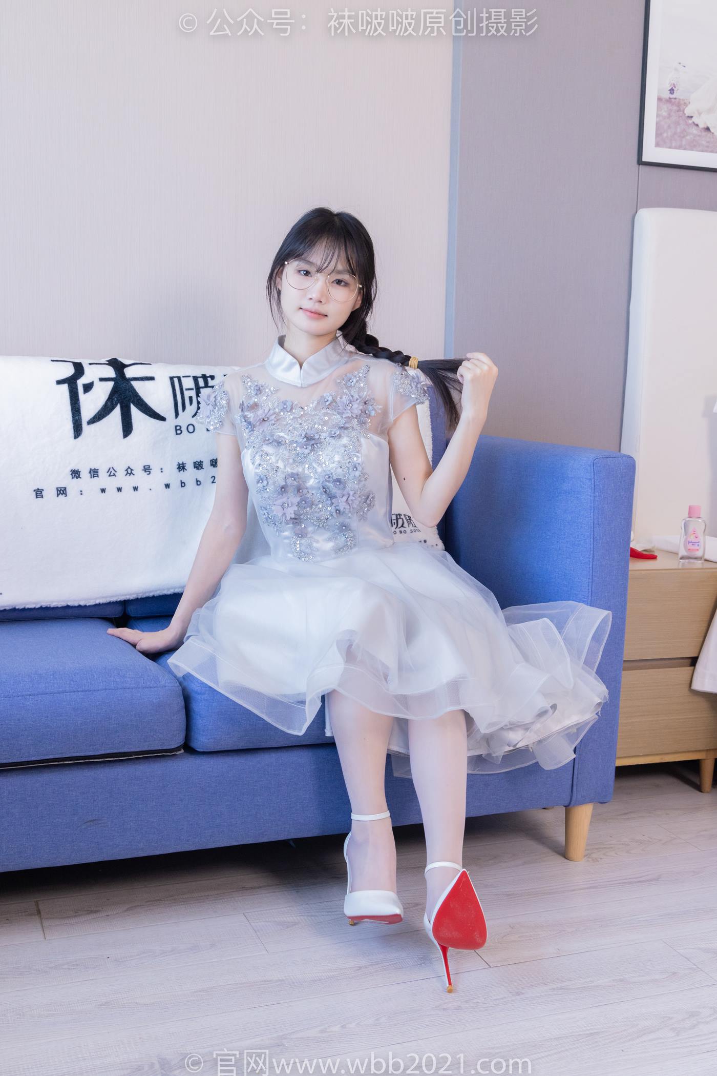 图片[18]-[BoBoSocks袜啵啵]NO.512 甜甜圈-高跟鞋、油亮薄白丝、袜踩奶油蛋糕剧情[143P] – 速更版-美库