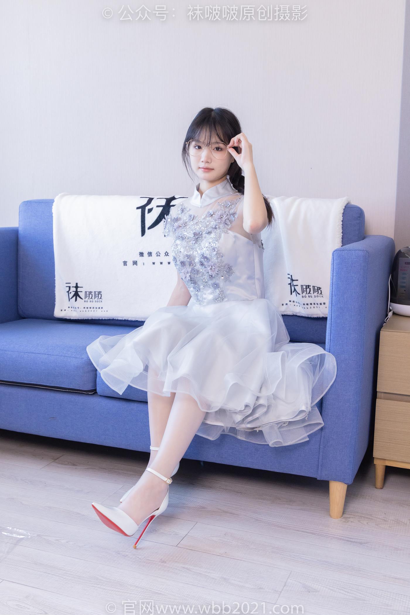 图片[19]-[BoBoSocks袜啵啵]NO.512 甜甜圈-高跟鞋、油亮薄白丝、袜踩奶油蛋糕剧情[143P] – 速更版-美库