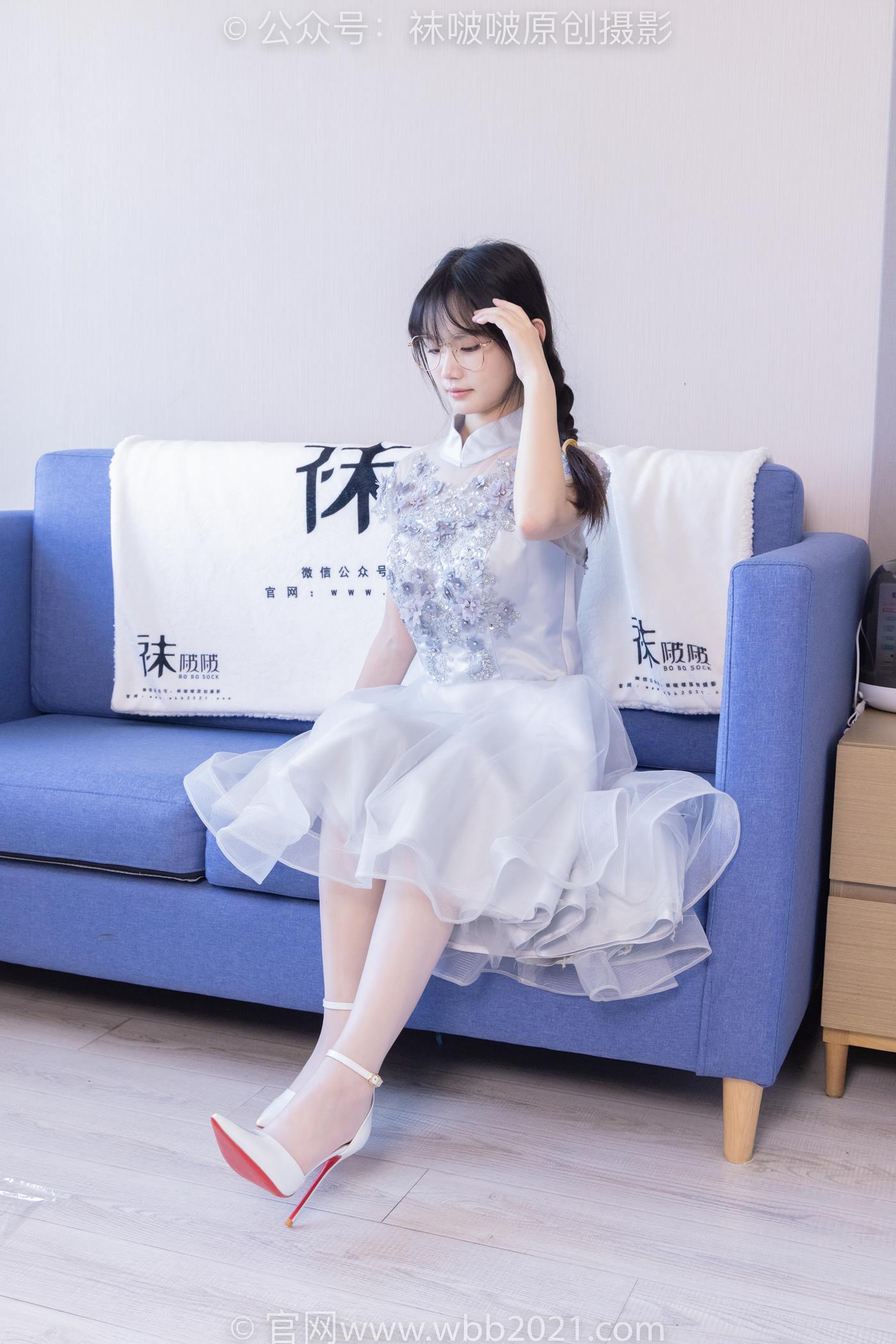 图片[20]-[BoBoSocks袜啵啵]NO.512 甜甜圈-高跟鞋、油亮薄白丝、袜踩奶油蛋糕剧情[143P] – 速更版-美库