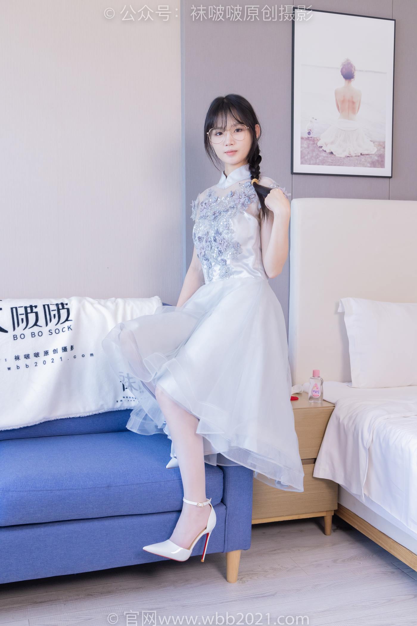 图片[30]-[BoBoSocks袜啵啵]NO.512 甜甜圈-高跟鞋、油亮薄白丝、袜踩奶油蛋糕剧情[143P] – 速更版-美库