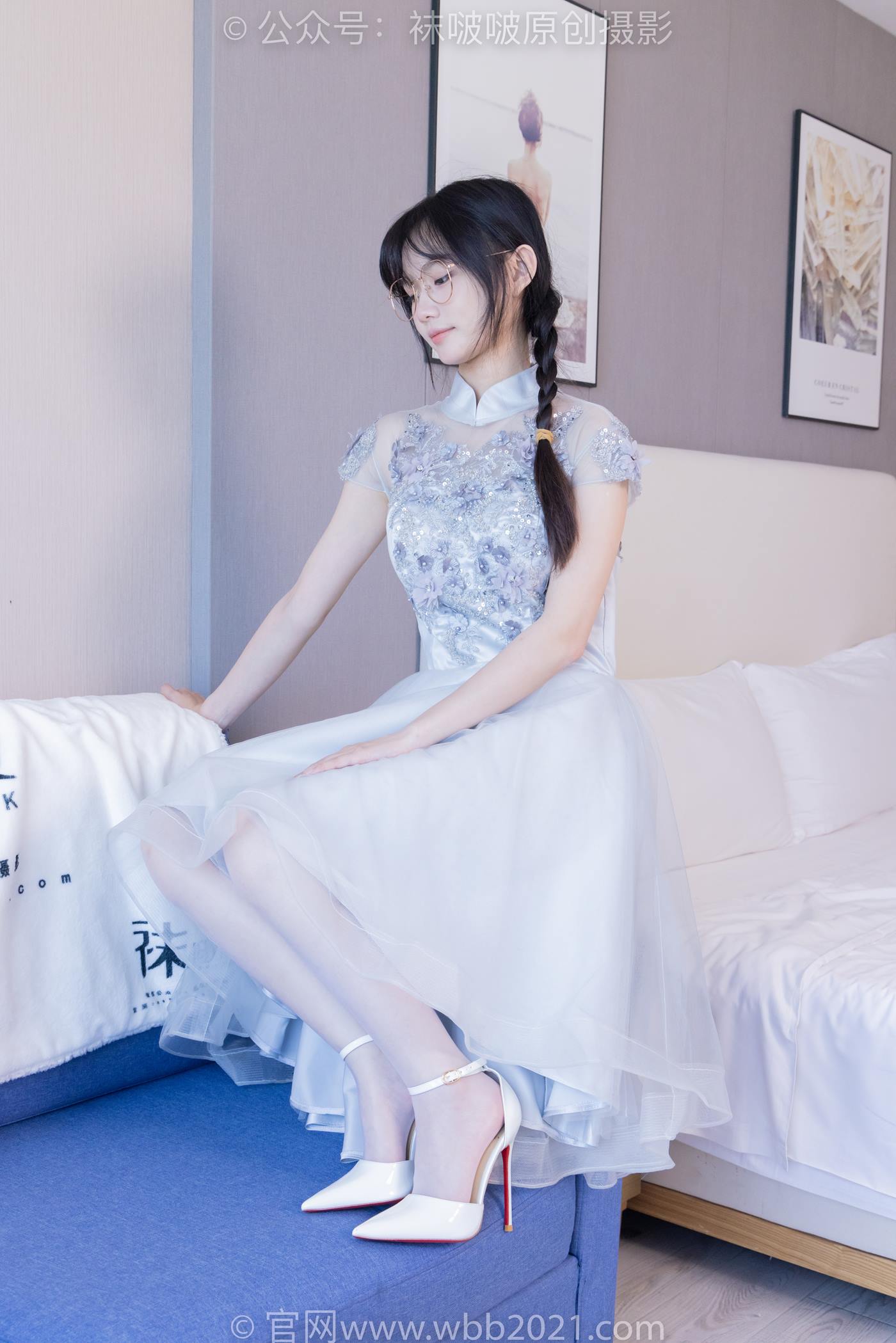 图片[46]-[BoBoSocks袜啵啵]NO.512 甜甜圈-高跟鞋、油亮薄白丝、袜踩奶油蛋糕剧情[143P] – 速更版-美库