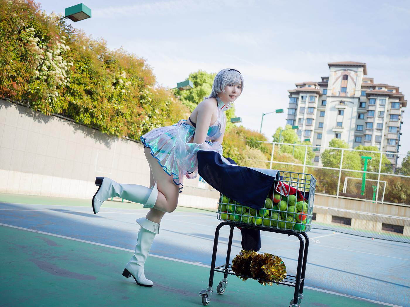 图片[14]-麻花麻花酱  – 啦啦队[24P] – 速更版-美库