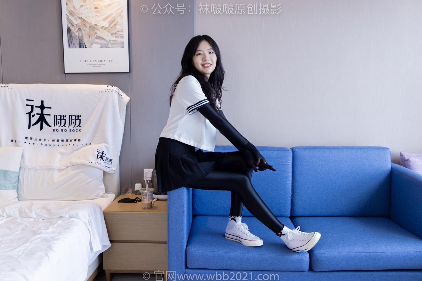 图片[22]-[BoBoSocks袜啵啵]NO.513 小甜豆 帆布鞋、白棉袜、厚黑丝五指袜、黑丝手套[113P] – 速更版-美库