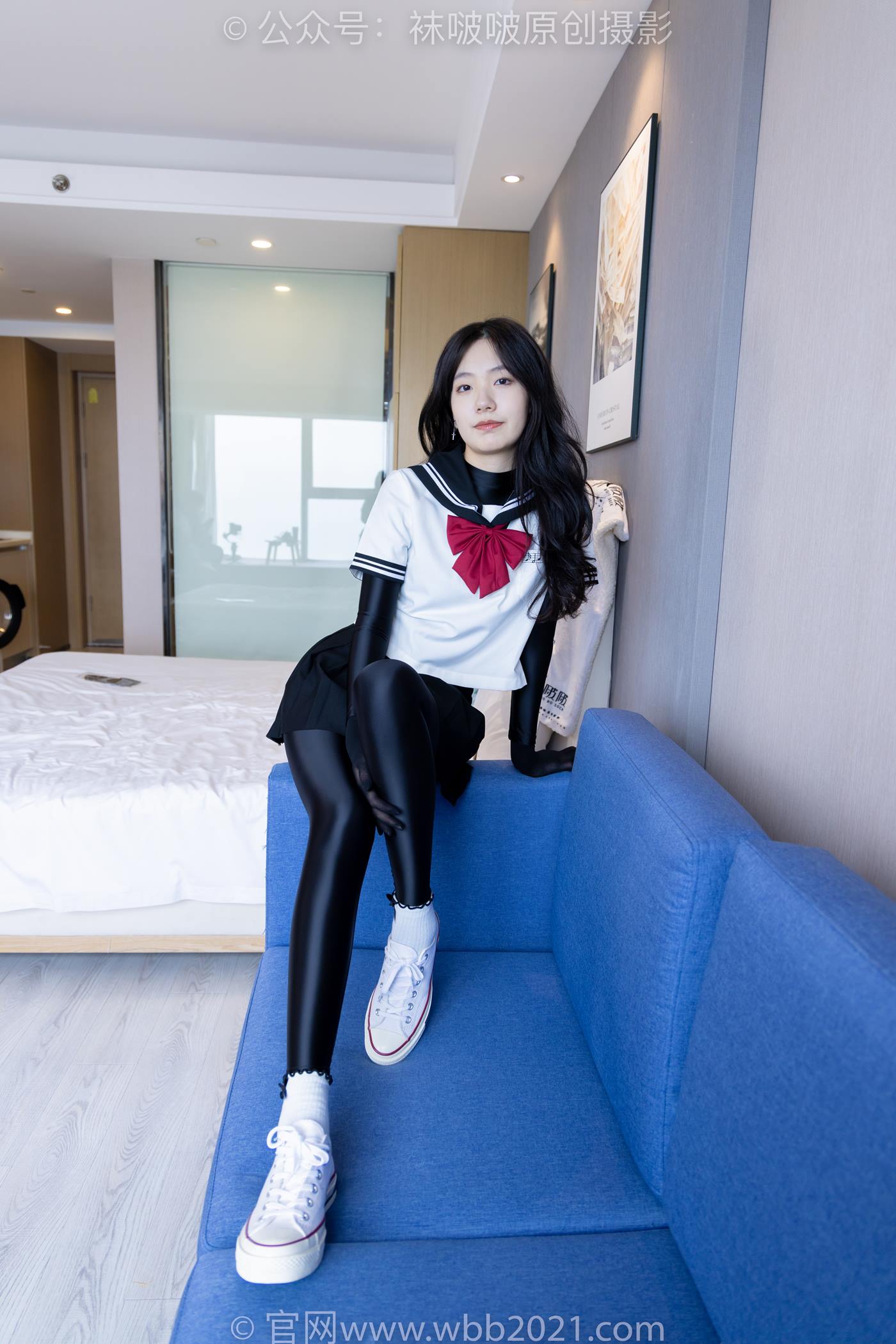 图片[32]-[BoBoSocks袜啵啵]NO.513 小甜豆 帆布鞋、白棉袜、厚黑丝五指袜、黑丝手套[113P] – 速更版-美库