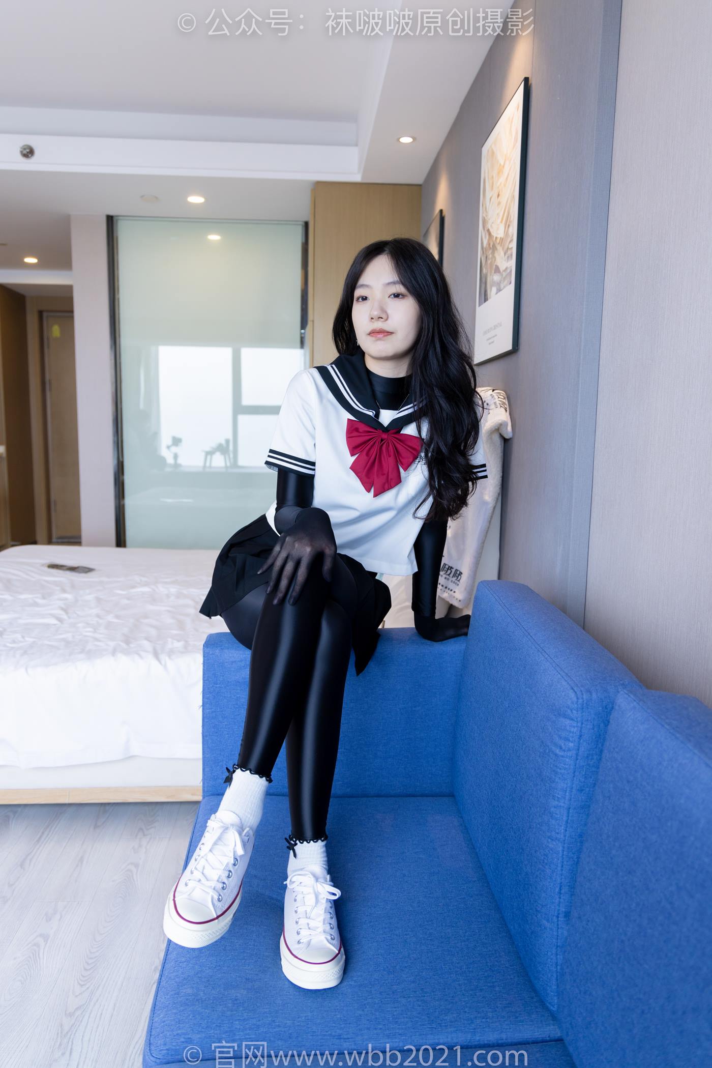 图片[33]-[BoBoSocks袜啵啵]NO.513 小甜豆 帆布鞋、白棉袜、厚黑丝五指袜、黑丝手套[113P] – 速更版-美库