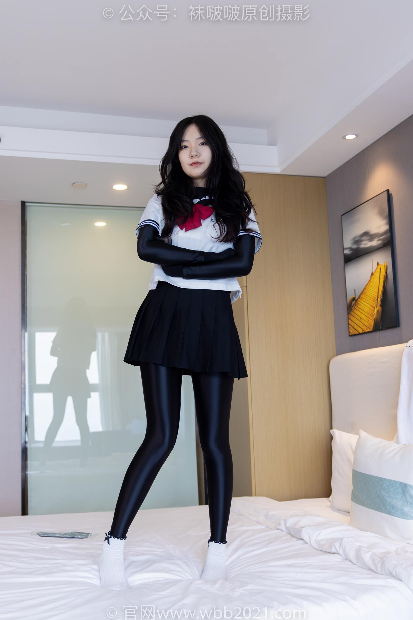 图片[62]-[BoBoSocks袜啵啵]NO.513 小甜豆 帆布鞋、白棉袜、厚黑丝五指袜、黑丝手套[113P] – 速更版-美库