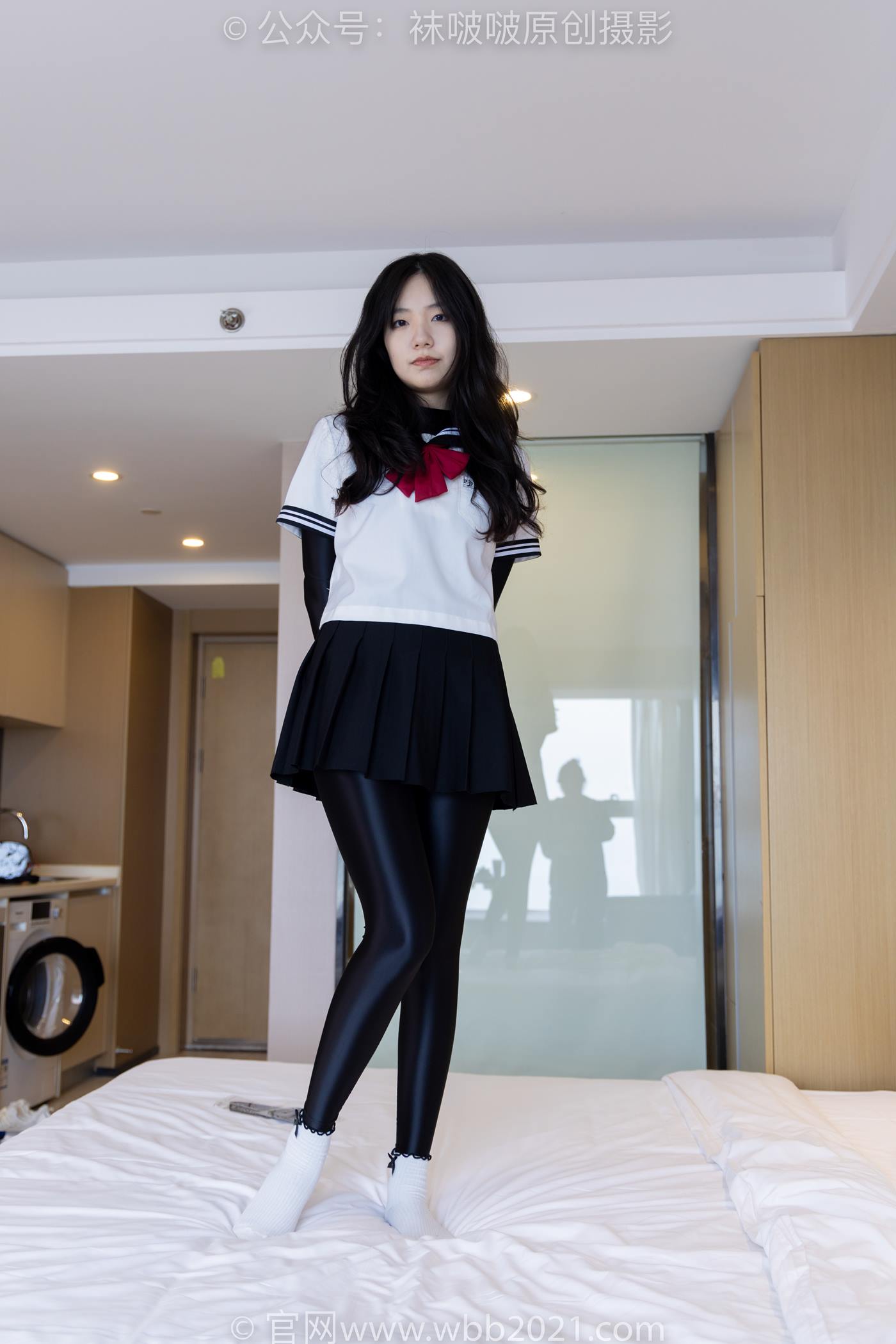 图片[64]-[BoBoSocks袜啵啵]NO.513 小甜豆 帆布鞋、白棉袜、厚黑丝五指袜、黑丝手套[113P] – 速更版-美库