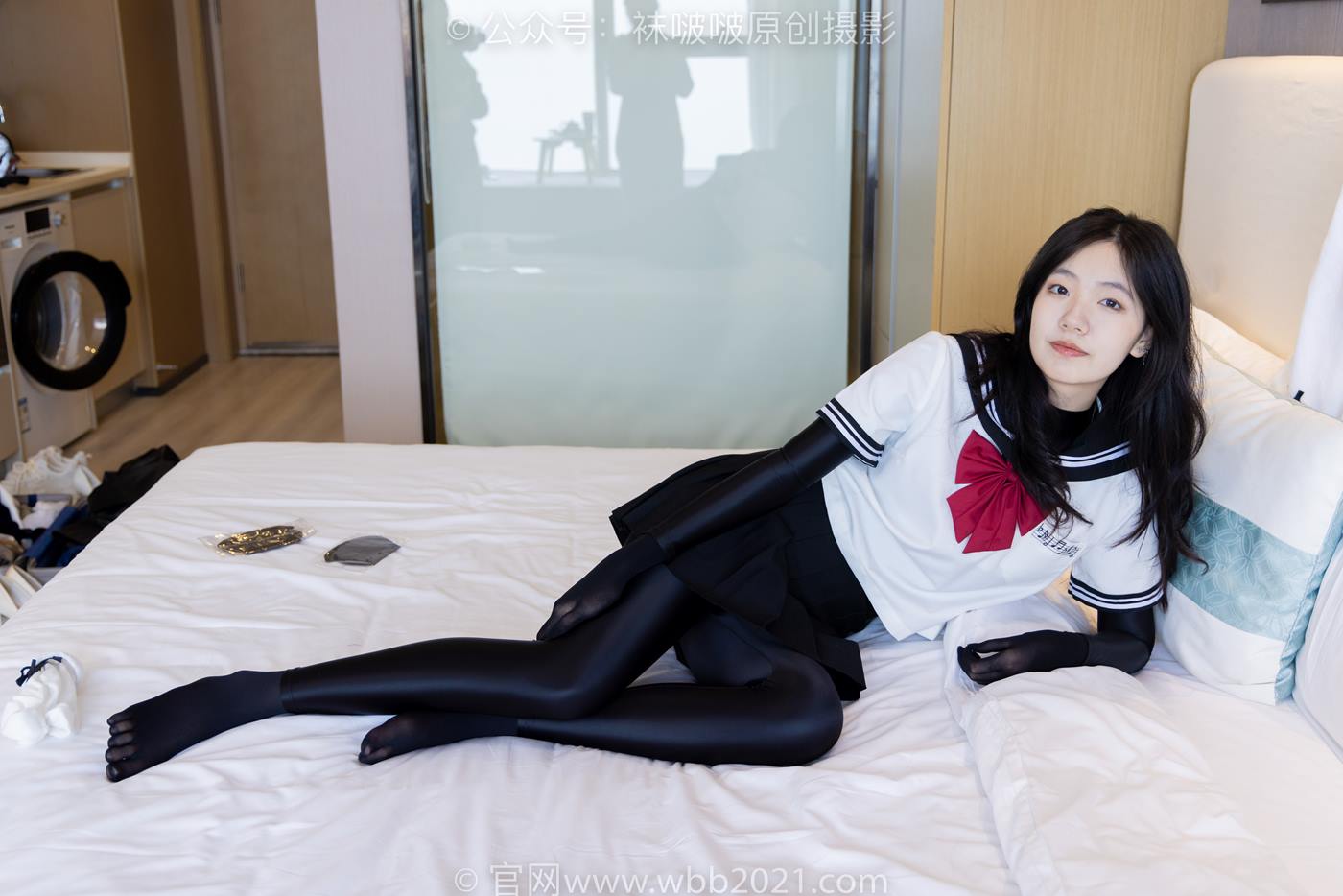 图片[81]-[BoBoSocks袜啵啵]NO.513 小甜豆 帆布鞋、白棉袜、厚黑丝五指袜、黑丝手套[113P] – 速更版-美库