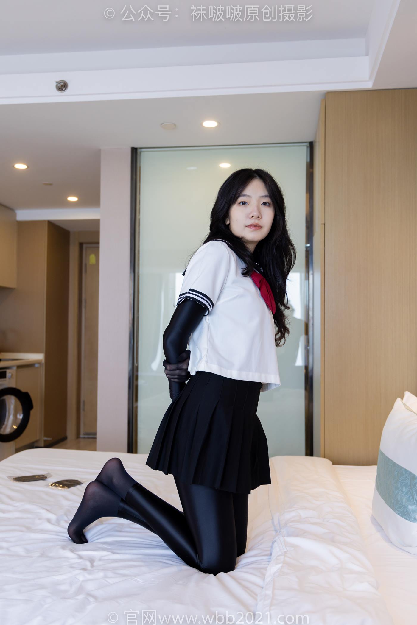 图片[87]-[BoBoSocks袜啵啵]NO.513 小甜豆 帆布鞋、白棉袜、厚黑丝五指袜、黑丝手套[113P] – 速更版-美库