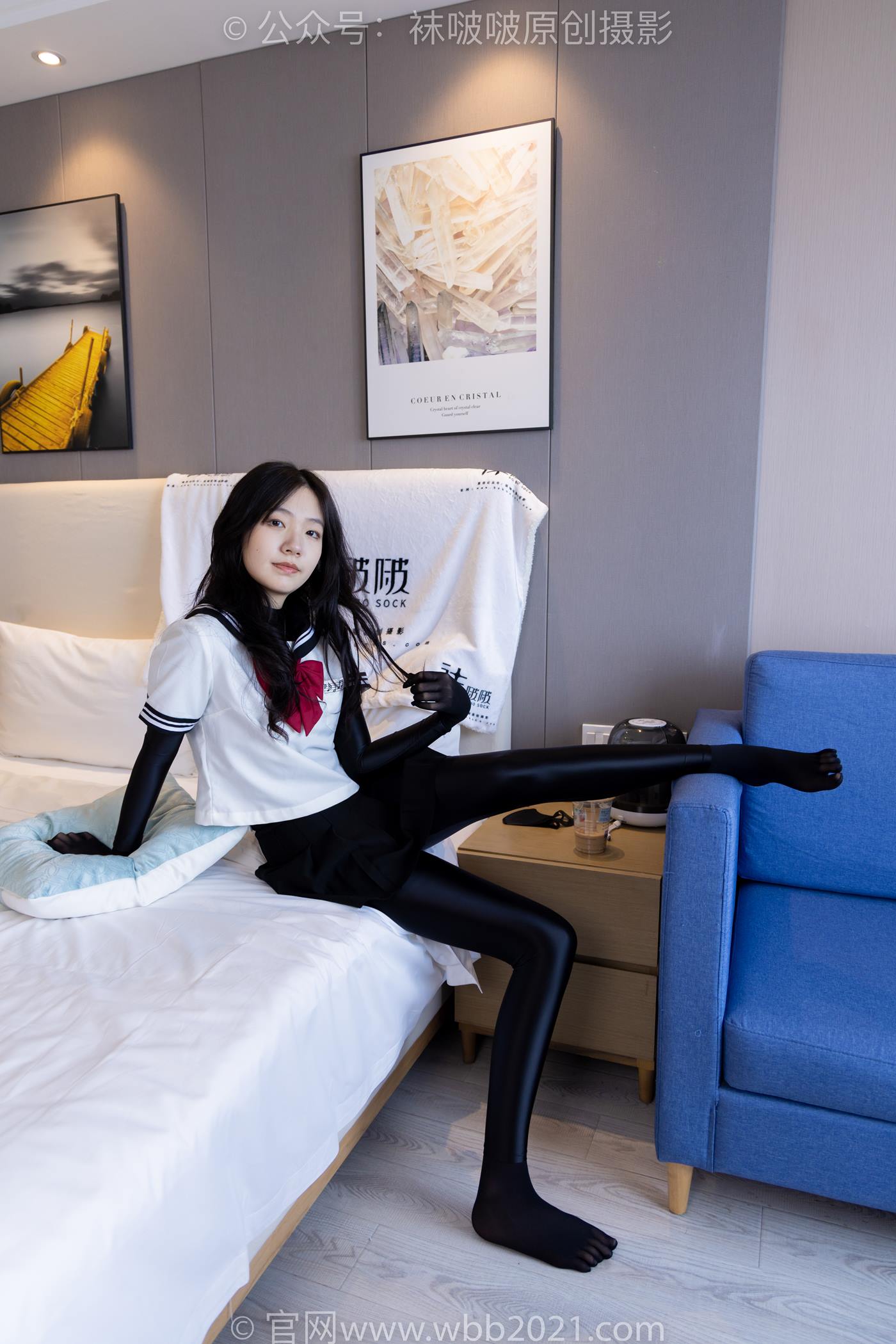 图片[110]-[BoBoSocks袜啵啵]NO.513 小甜豆 帆布鞋、白棉袜、厚黑丝五指袜、黑丝手套[113P] – 速更版-美库