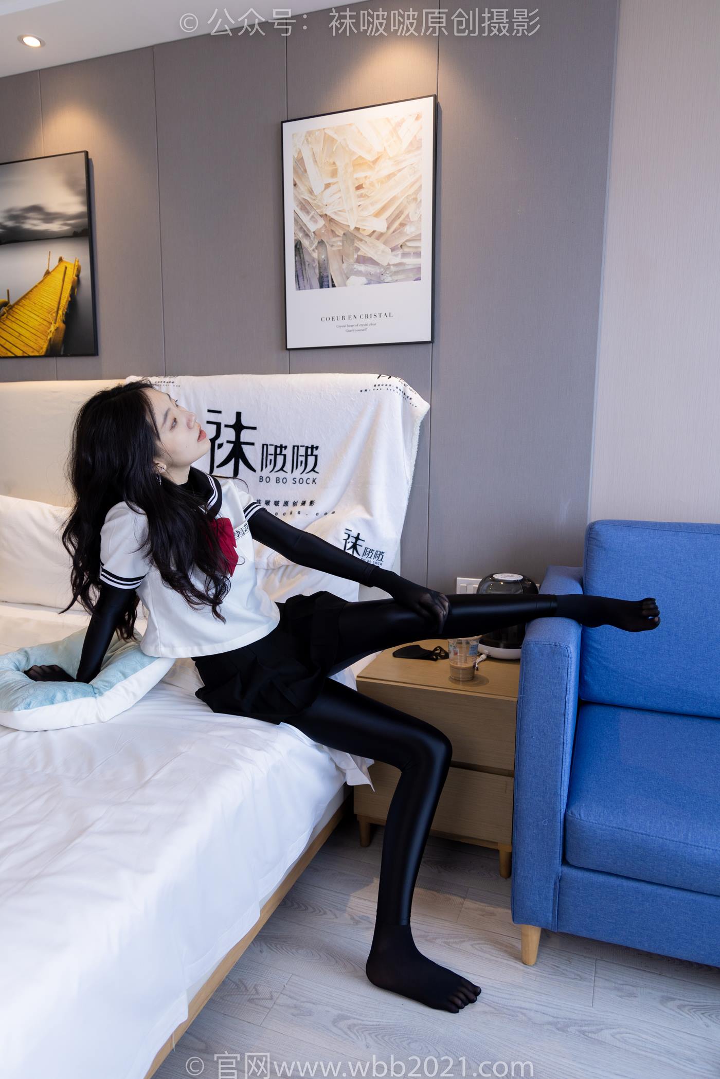 图片[111]-[BoBoSocks袜啵啵]NO.513 小甜豆 帆布鞋、白棉袜、厚黑丝五指袜、黑丝手套[113P] – 速更版-美库