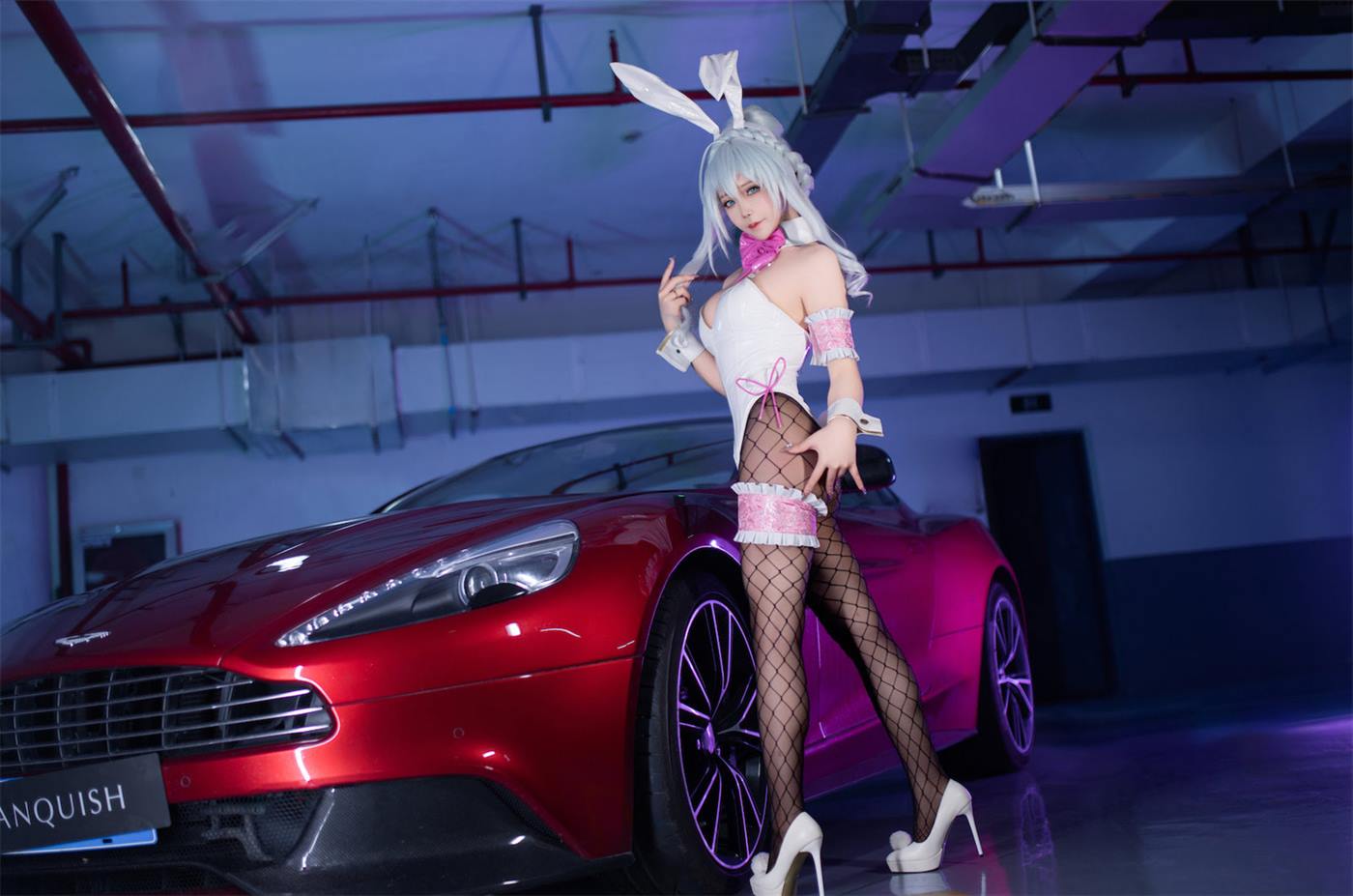 图片[25]-抱走莫子aa – 雪女跑车兔女郎[27P] – 速更版-美库