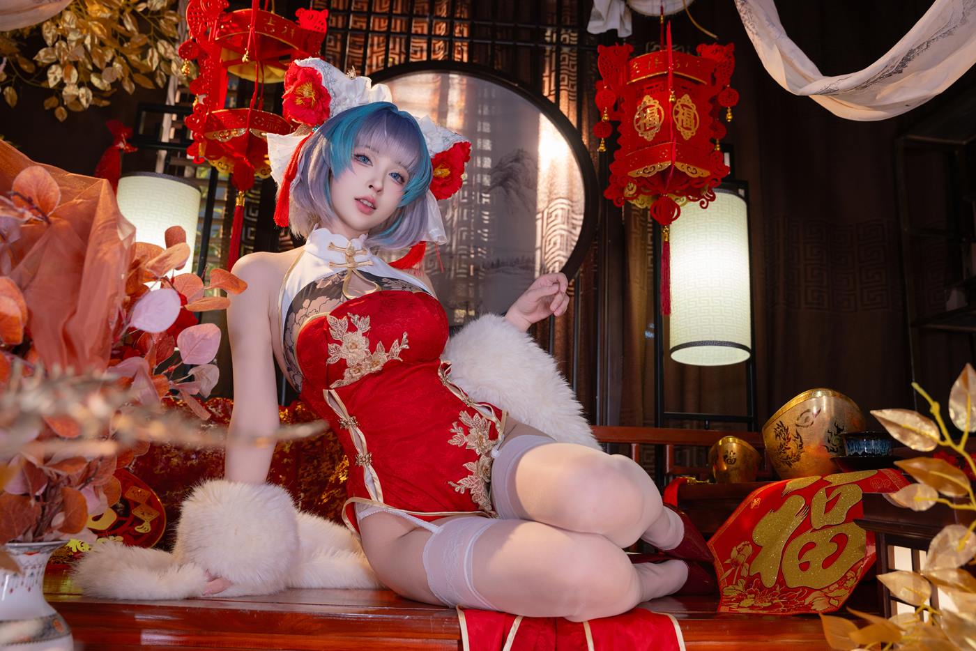 图片[10]-清水由乃 – 柴郡新春旗袍[43P] – 速更版-美库