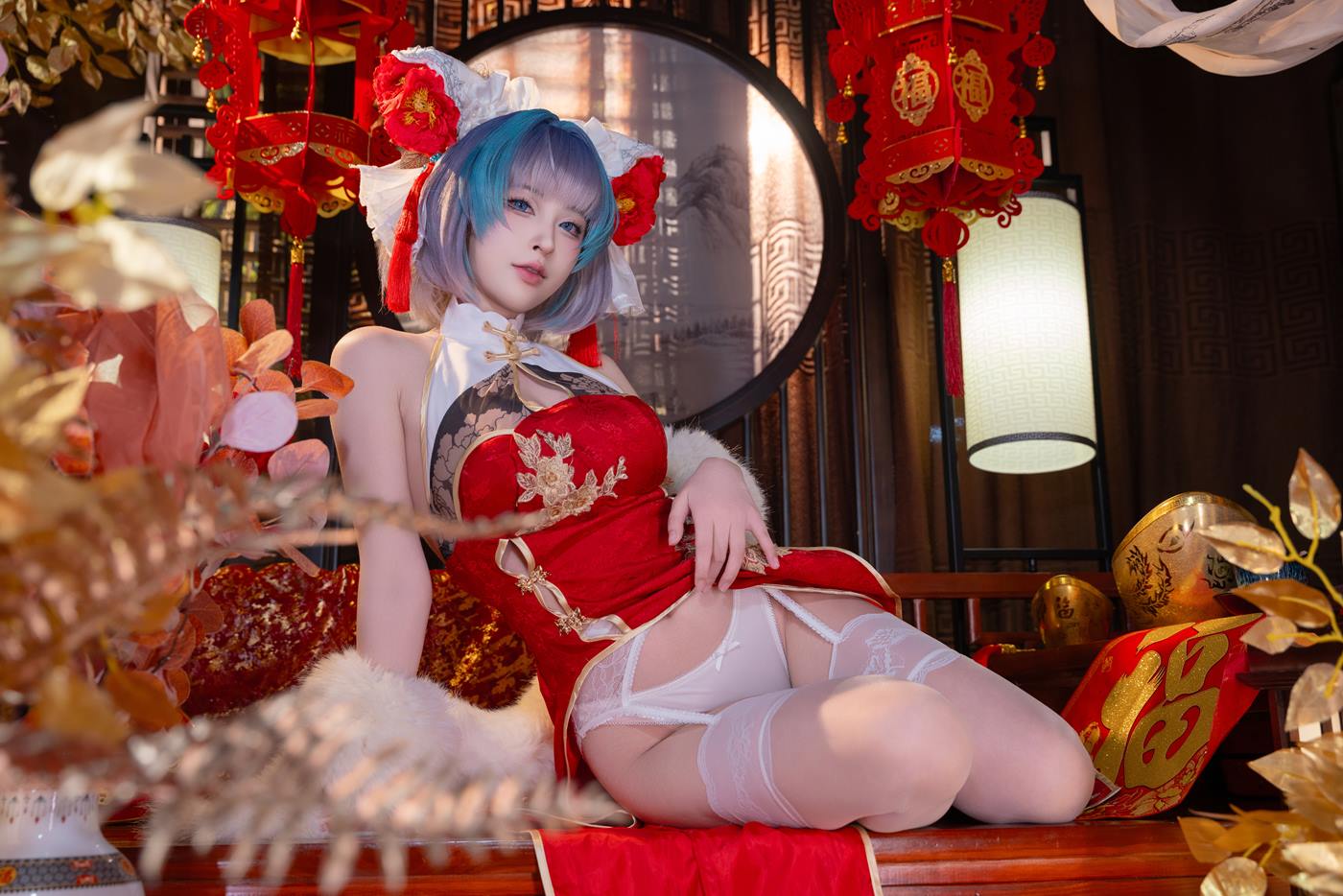 图片[18]-清水由乃 – 柴郡新春旗袍[43P] – 速更版-美库