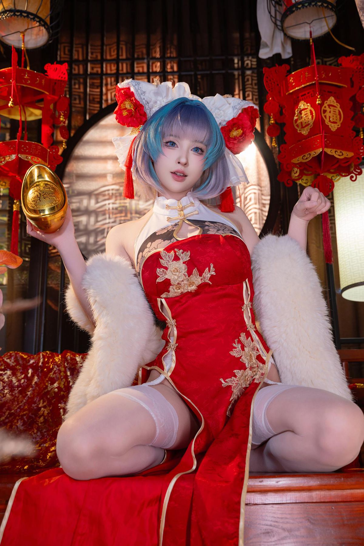 图片[20]-清水由乃 – 柴郡新春旗袍[43P] – 速更版-美库