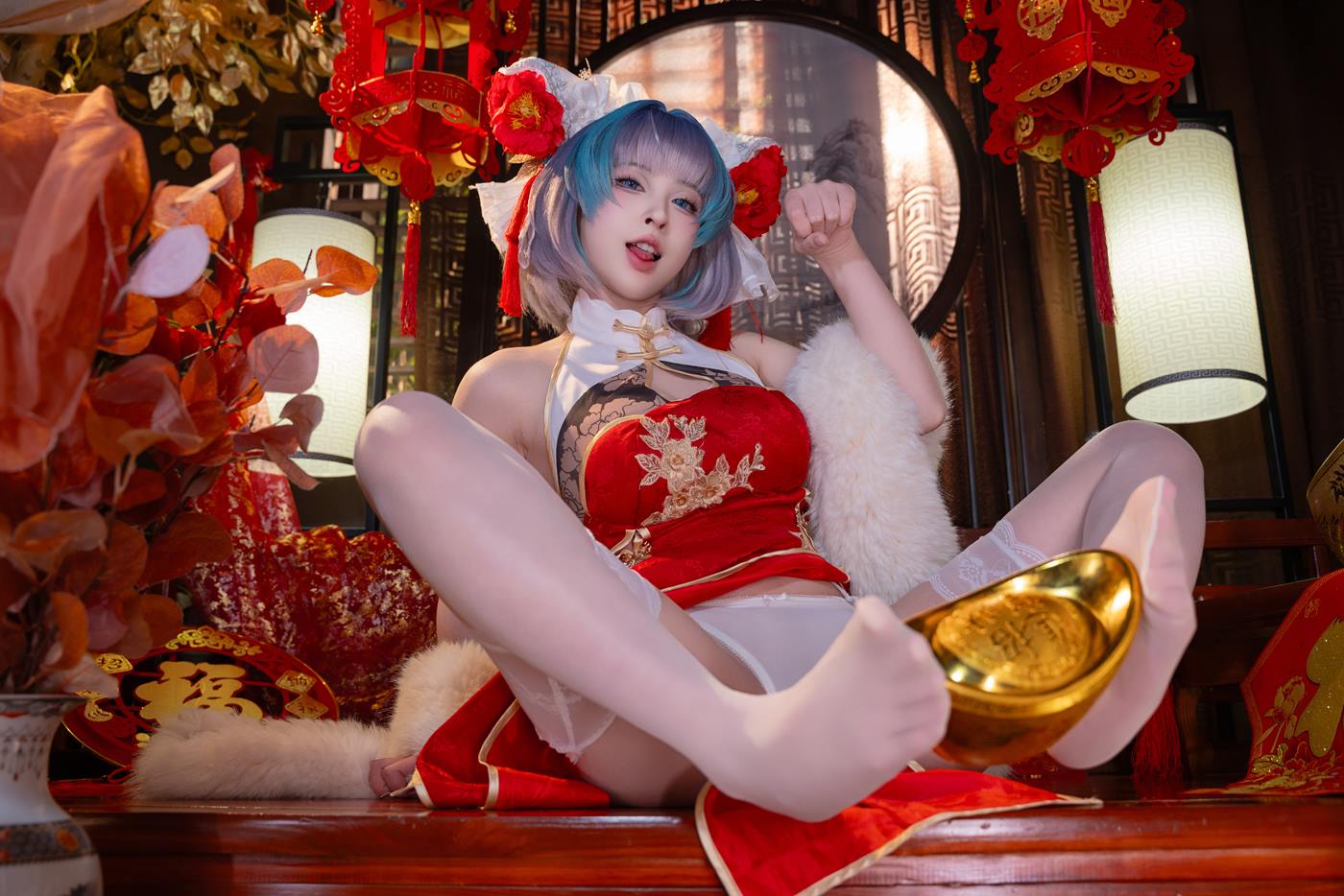 图片[23]-清水由乃 – 柴郡新春旗袍[43P] – 速更版-美库