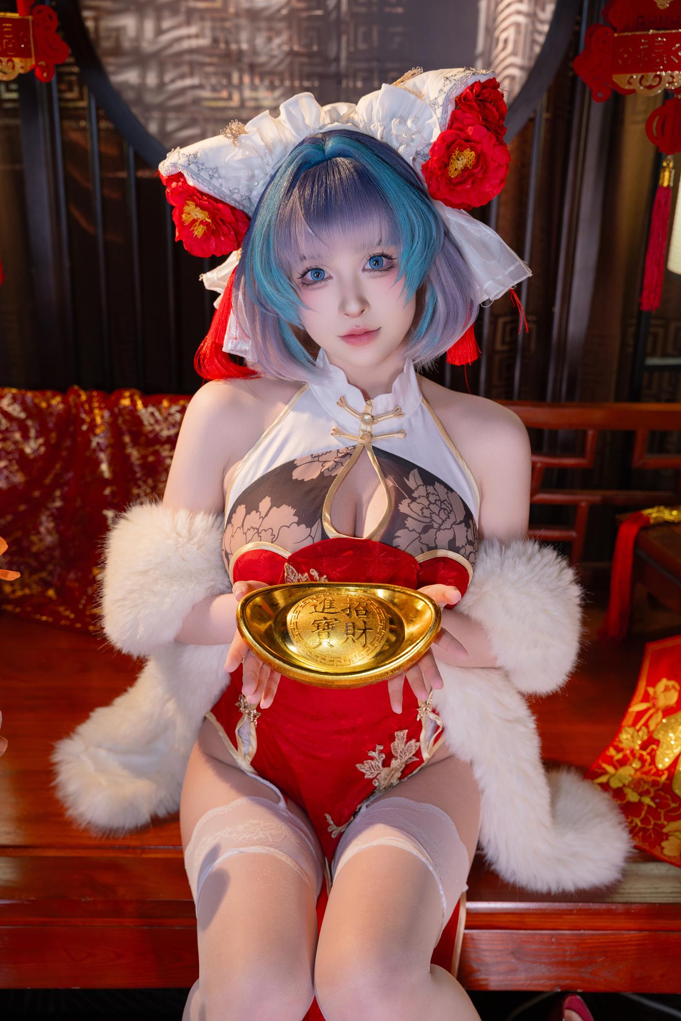 图片[24]-清水由乃 – 柴郡新春旗袍[43P] – 速更版-美库