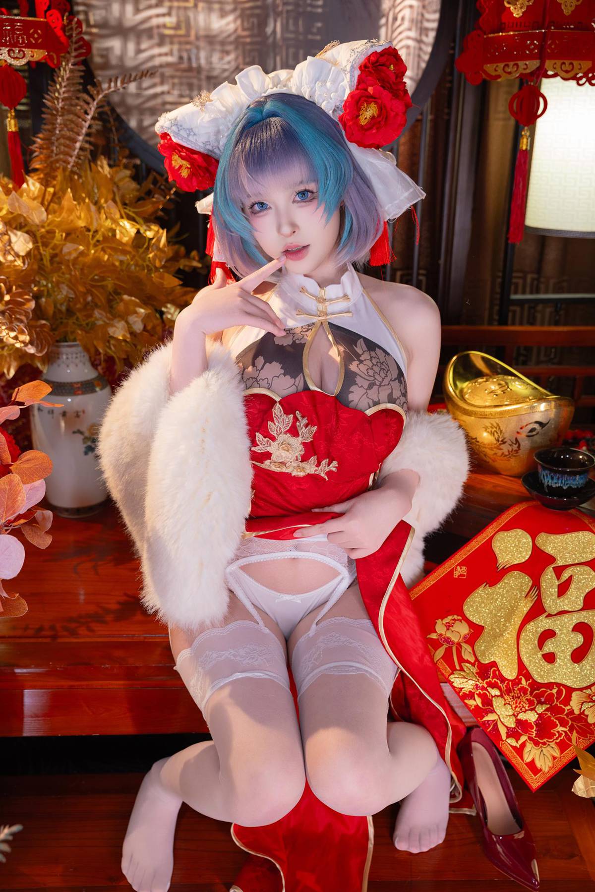 图片[27]-清水由乃 – 柴郡新春旗袍[43P] – 速更版-美库