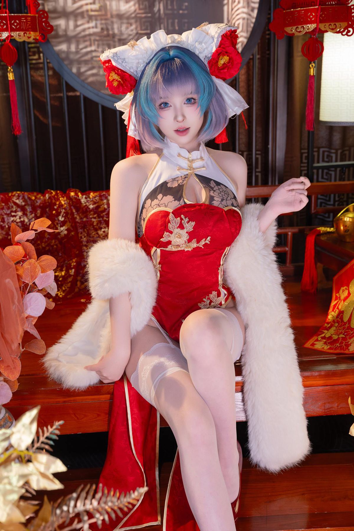 图片[34]-清水由乃 – 柴郡新春旗袍[43P] – 速更版-美库