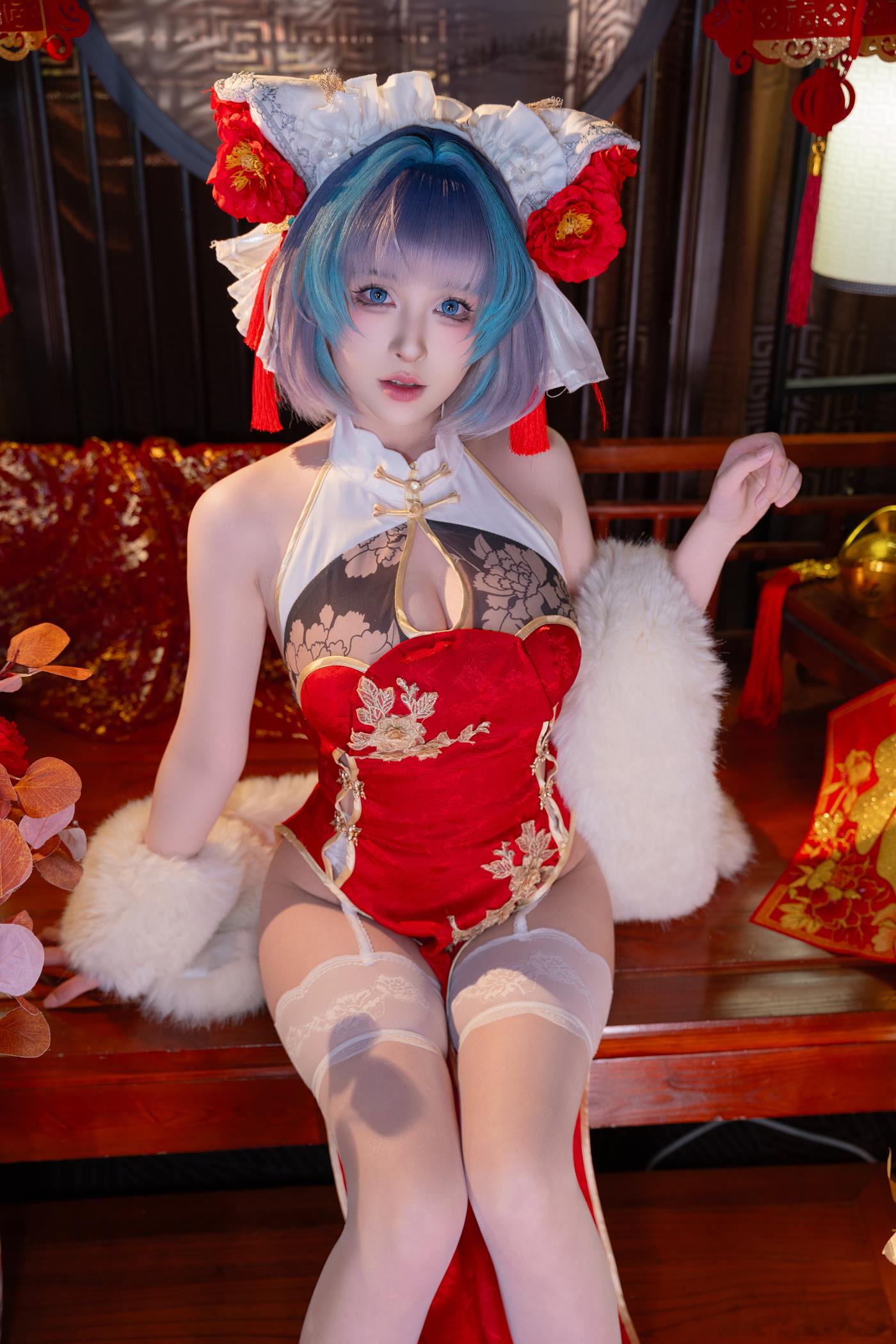 图片[35]-清水由乃 – 柴郡新春旗袍[43P] – 速更版-美库