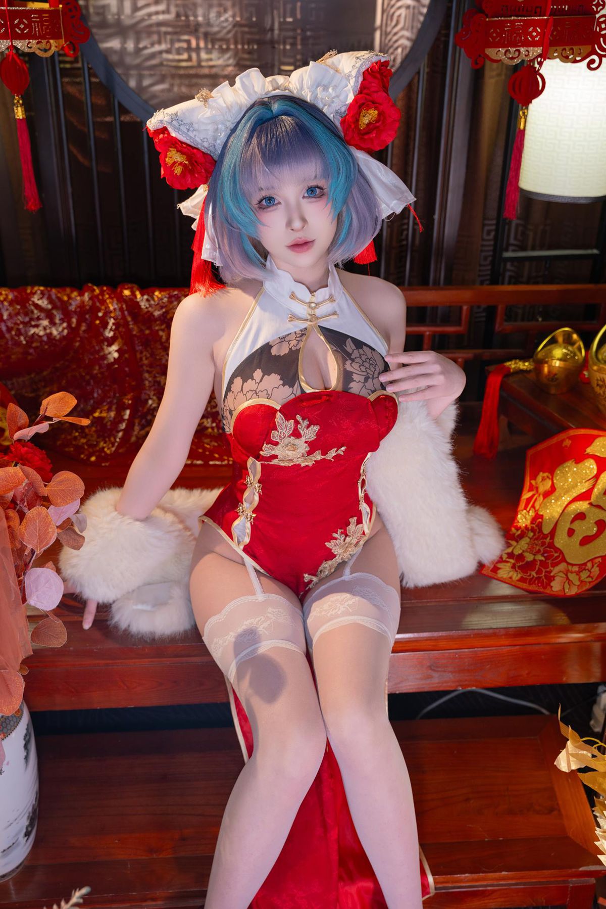 图片[36]-清水由乃 – 柴郡新春旗袍[43P] – 速更版-美库