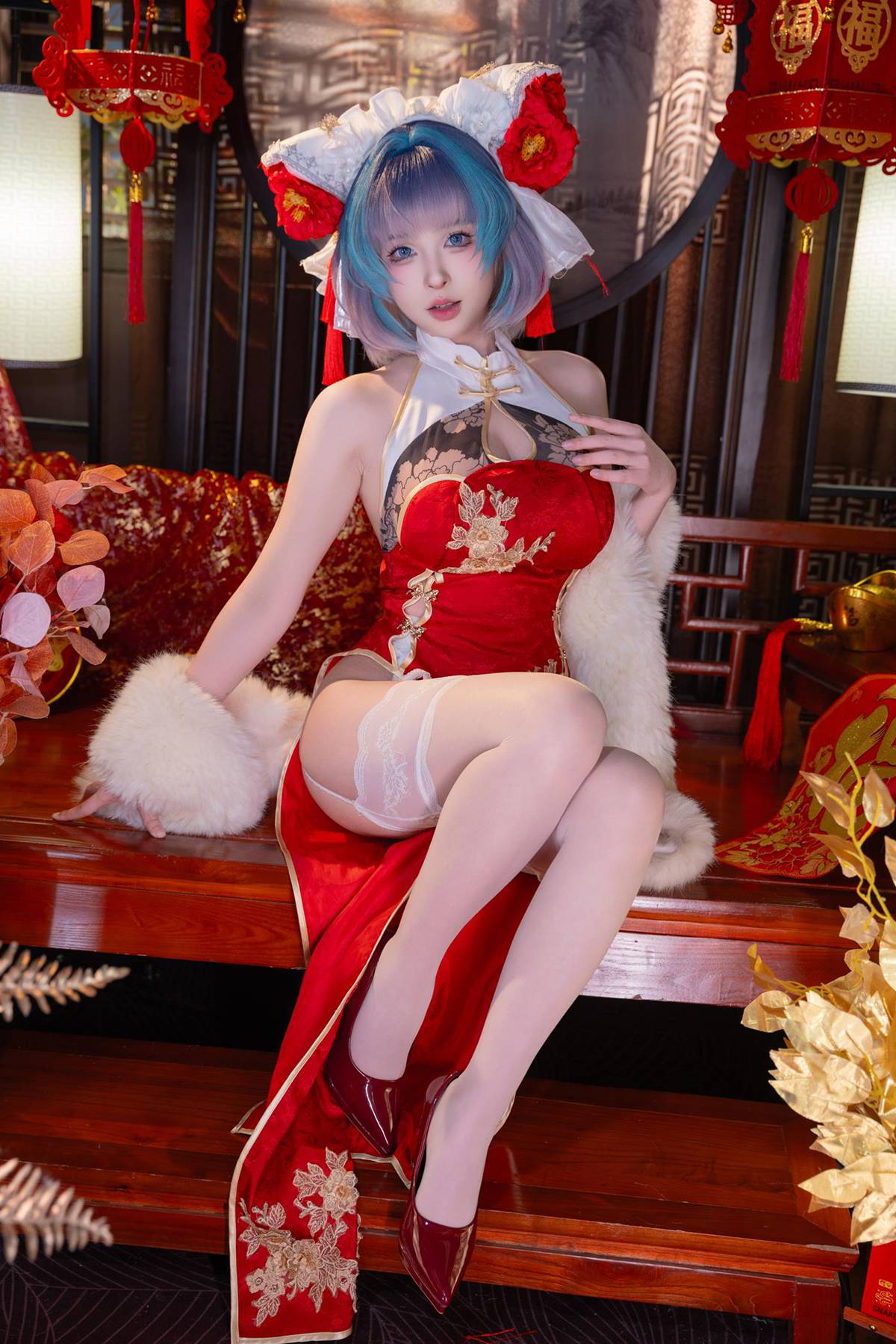 图片[38]-清水由乃 – 柴郡新春旗袍[43P] – 速更版-美库