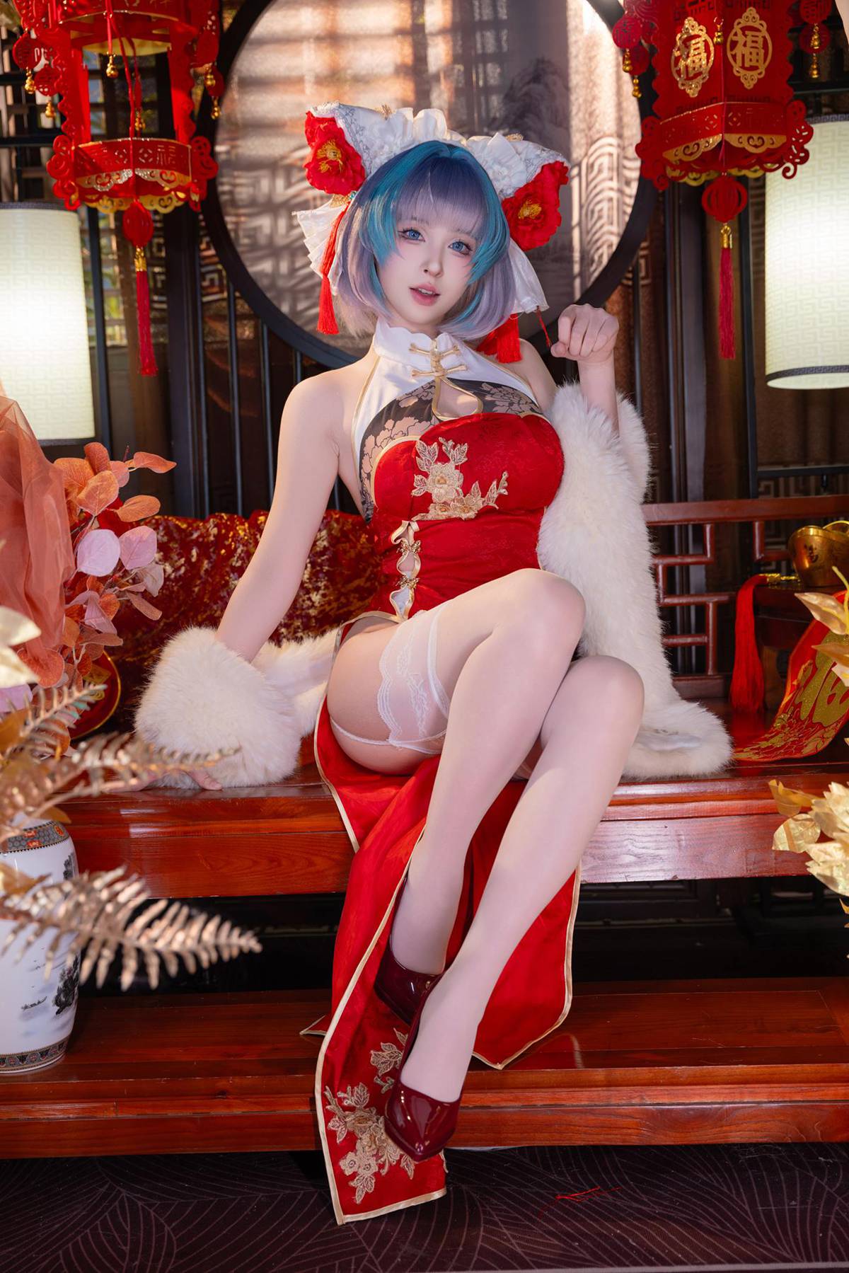 图片[39]-清水由乃 – 柴郡新春旗袍[43P] – 速更版-美库