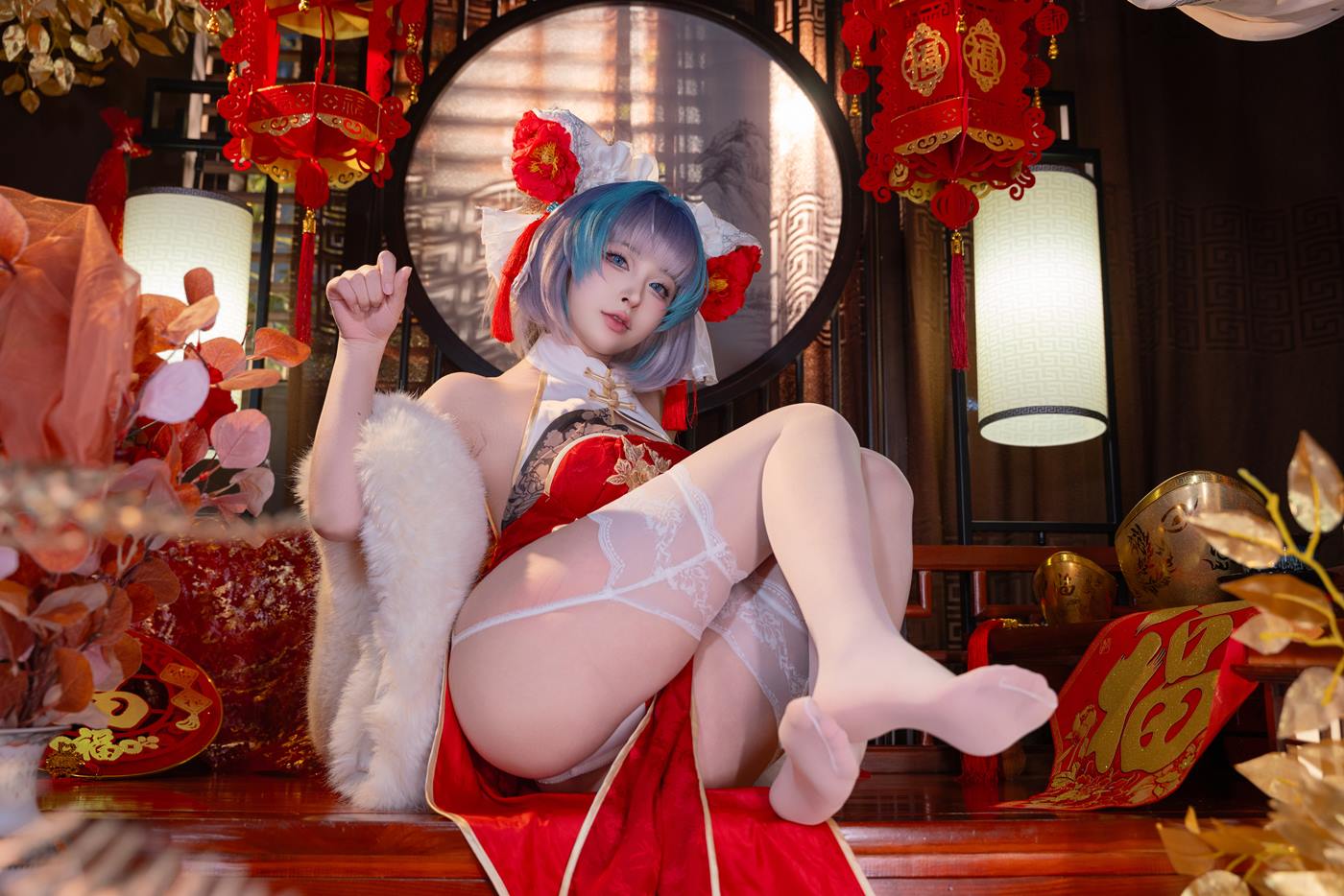 图片[41]-清水由乃 – 柴郡新春旗袍[43P] – 速更版-美库