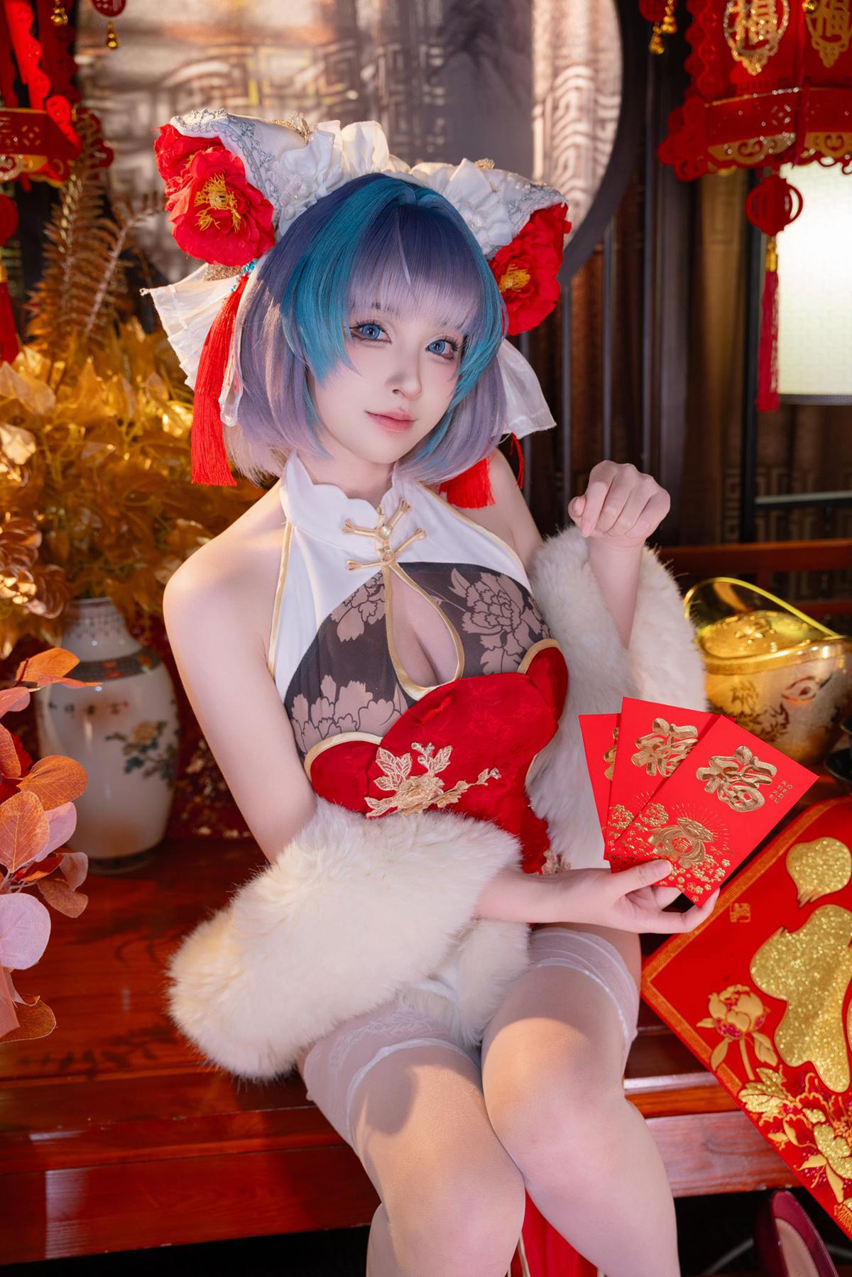 图片[43]-清水由乃 – 柴郡新春旗袍[43P] – 速更版-美库