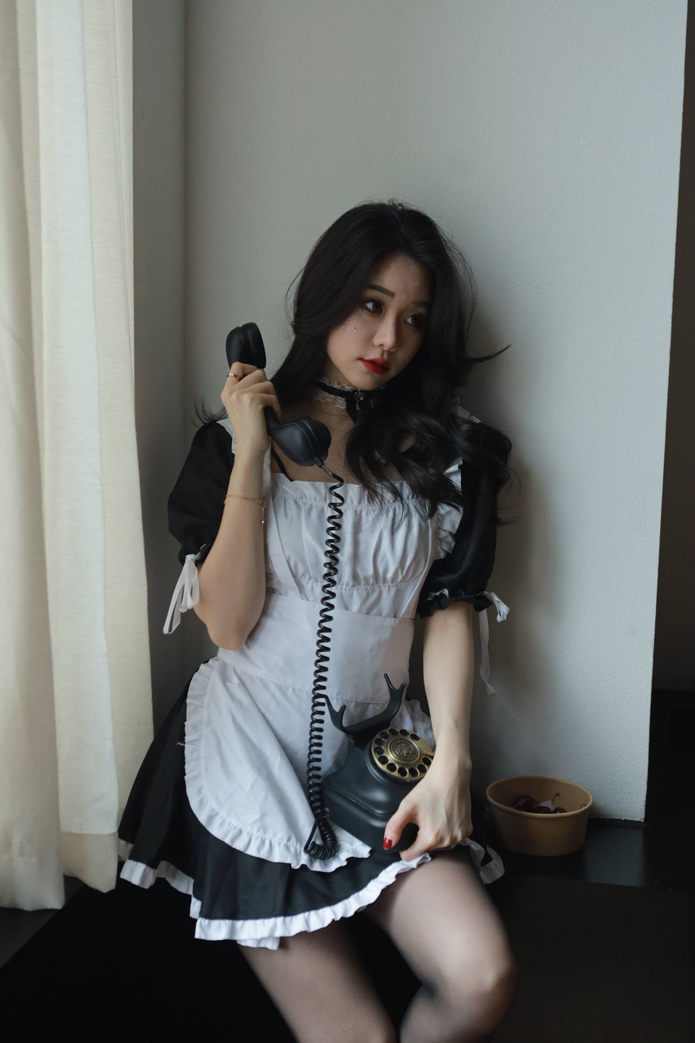 图片[71]-Sia不吃鱼 – 俏皮大奶女仆系列[98P] – 速更版-美库