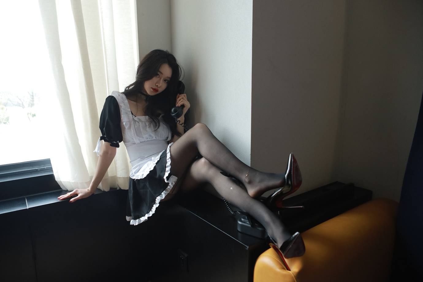 图片[84]-Sia不吃鱼 – 俏皮大奶女仆系列[98P] – 速更版-美库