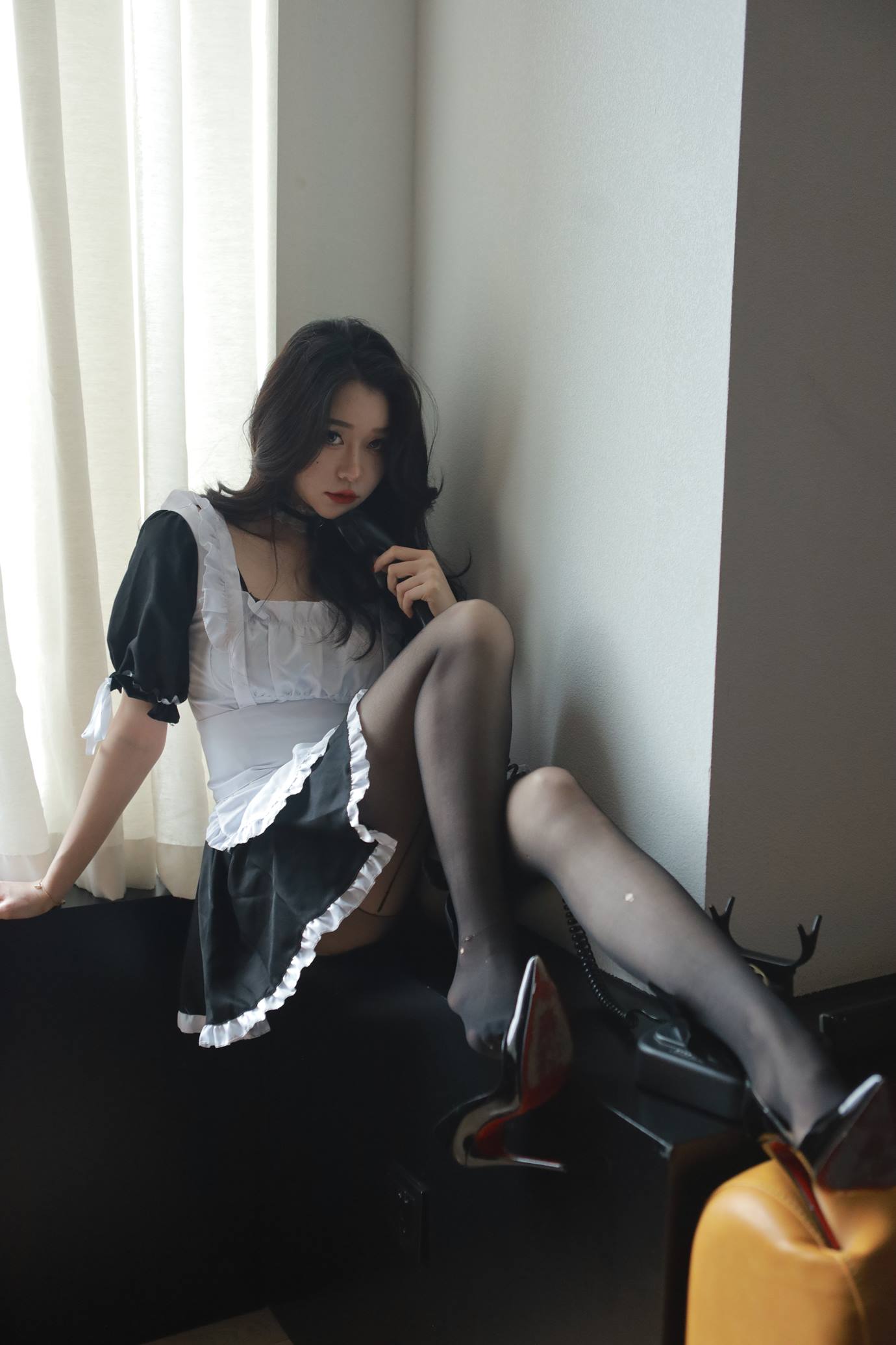 图片[89]-Sia不吃鱼 – 俏皮大奶女仆系列[98P] – 速更版-美库