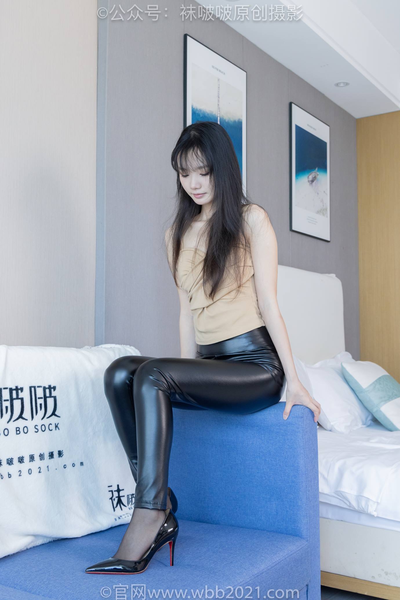 图片[30]-[BoBoSocks袜啵啵]NO.515 甜甜圈-高跟鞋、薄黑丝、皮裤裤里丝[114P] – 速更版-美库