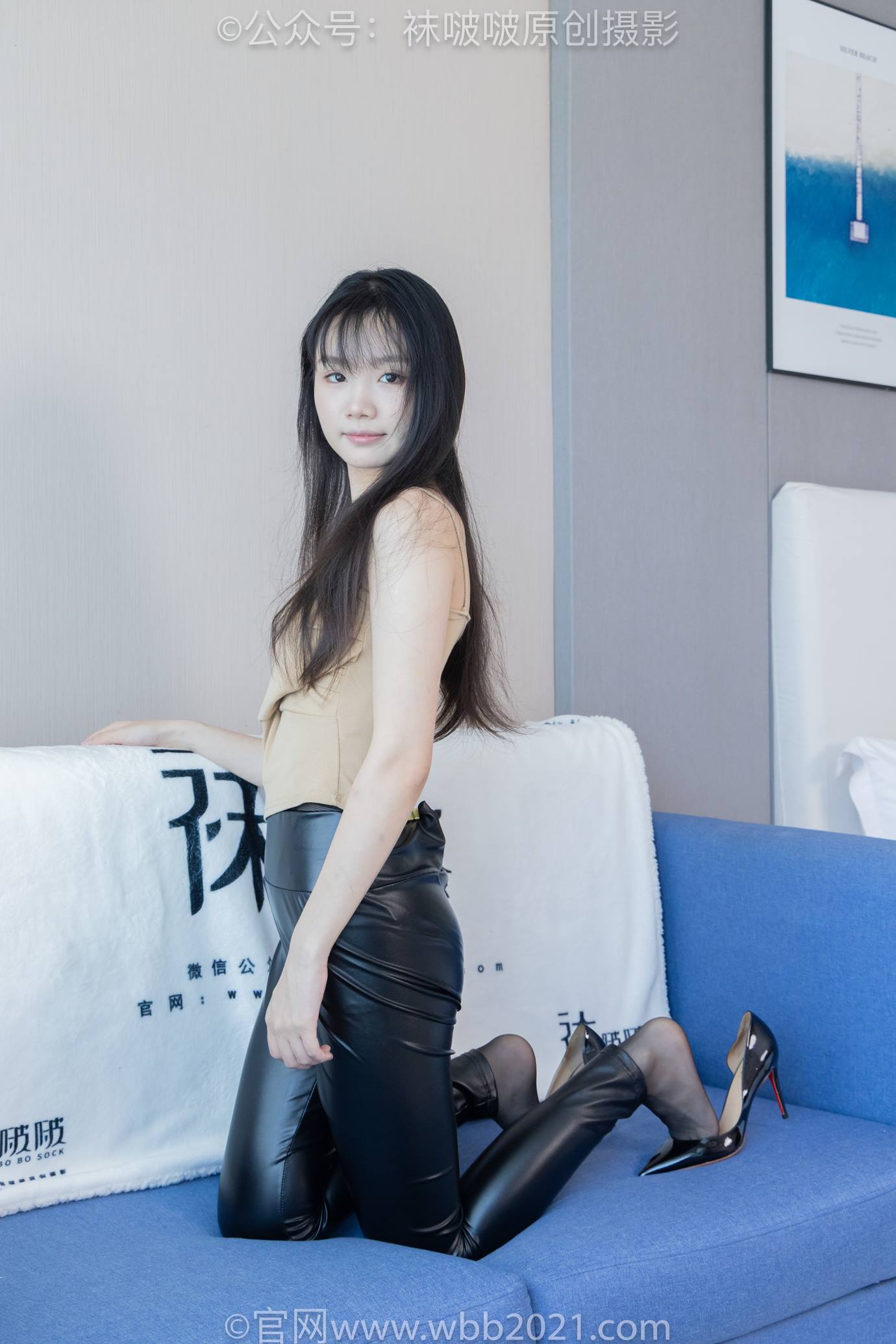 图片[39]-[BoBoSocks袜啵啵]NO.515 甜甜圈-高跟鞋、薄黑丝、皮裤裤里丝[114P] – 速更版-美库