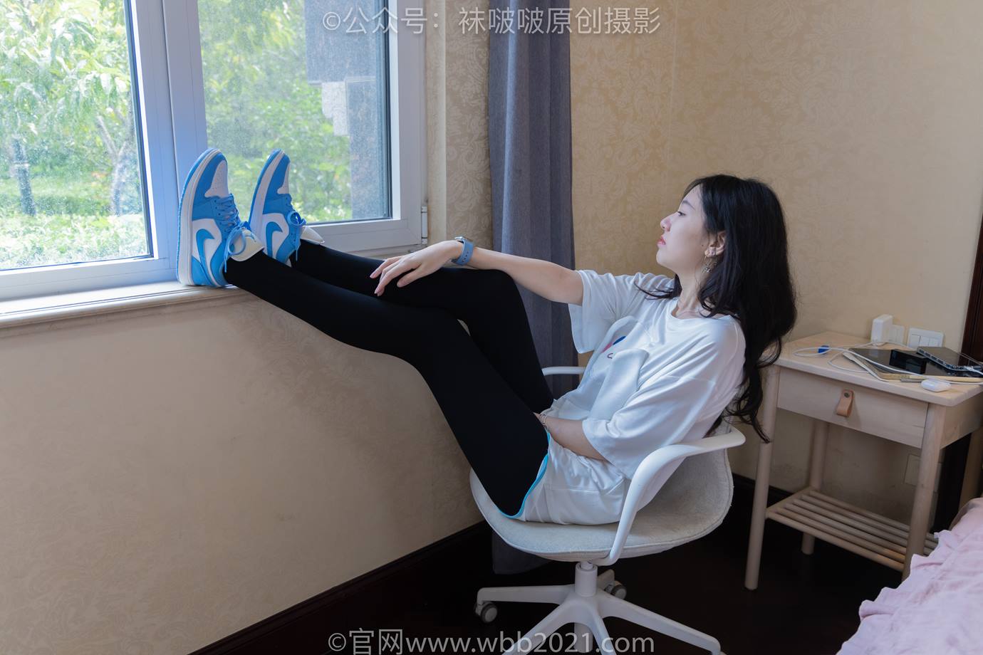 图片[12]-[BoBoSocks袜啵啵]NO.516 小甜豆-板鞋、厚黑色踩脚裤袜、白棉袜[107P] – 速更版-美库