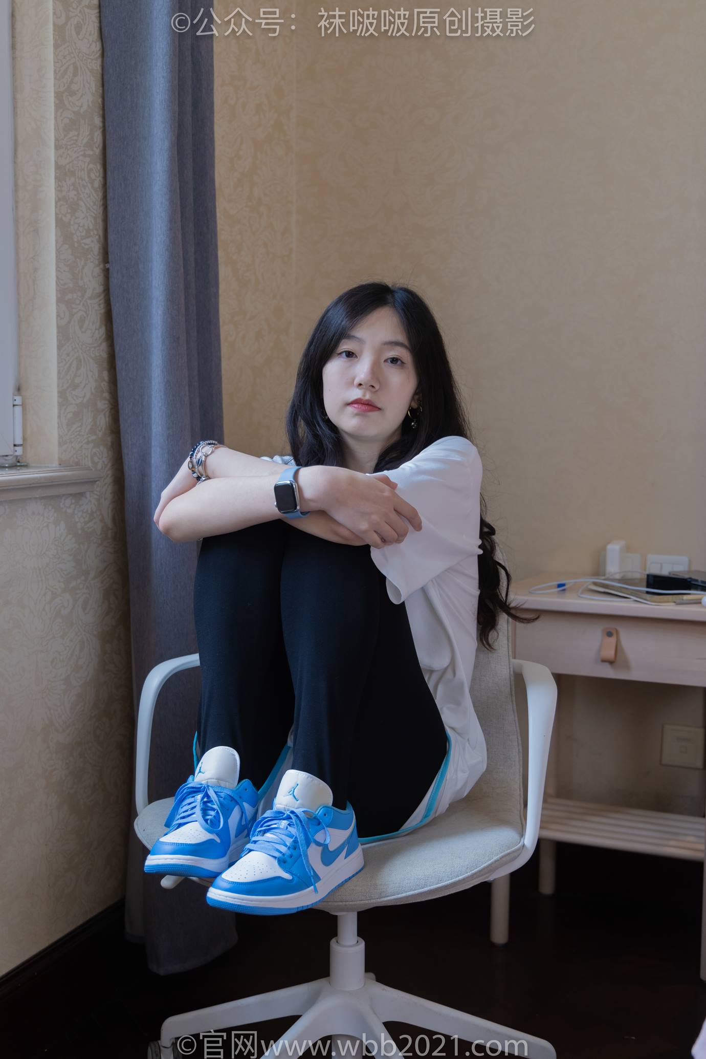 图片[23]-[BoBoSocks袜啵啵]NO.516 小甜豆-板鞋、厚黑色踩脚裤袜、白棉袜[107P] – 速更版-美库