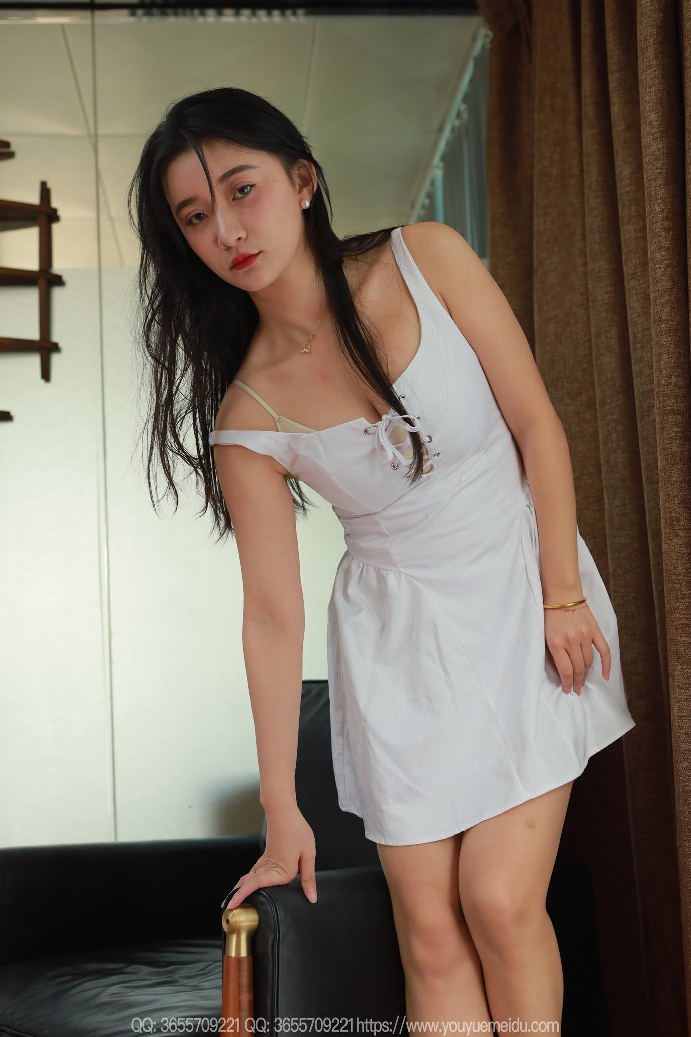 图片[21]-[IESS异思趣向] 2025.03.12 丝享家1999：秋秋《低胸白裙（上）》[88P] – 速更版-美库